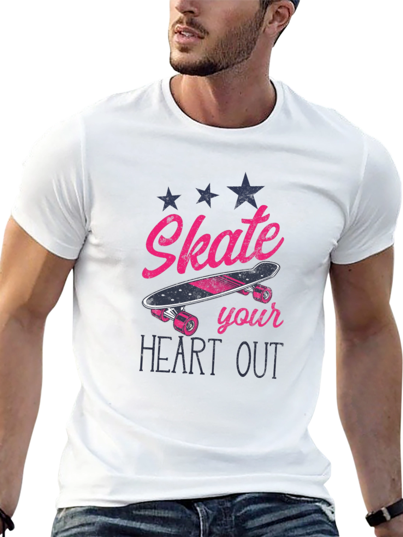 Skate Your Heart Out Graphic Tee
