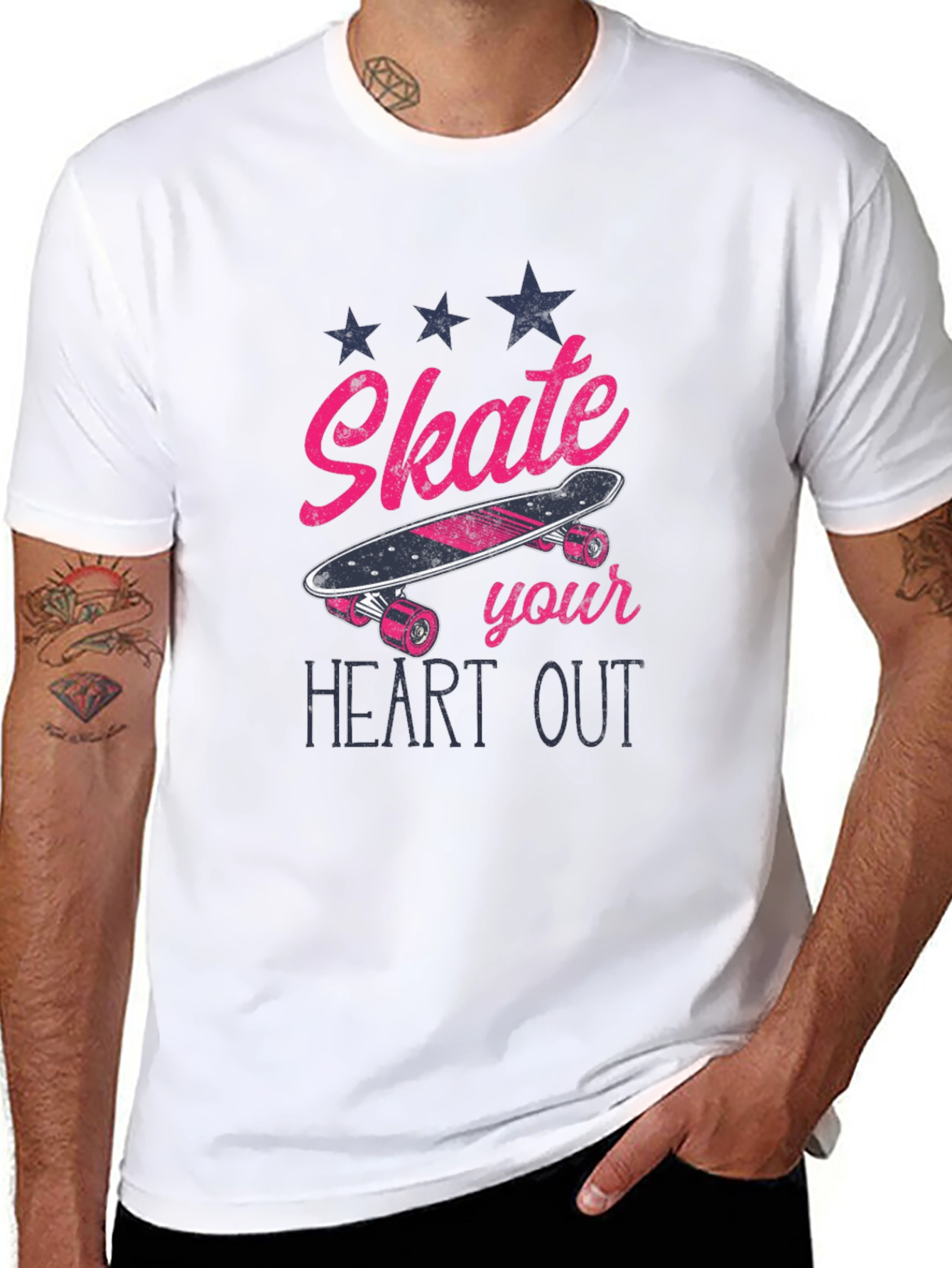 Skate Your Heart Out Graphic Tee
