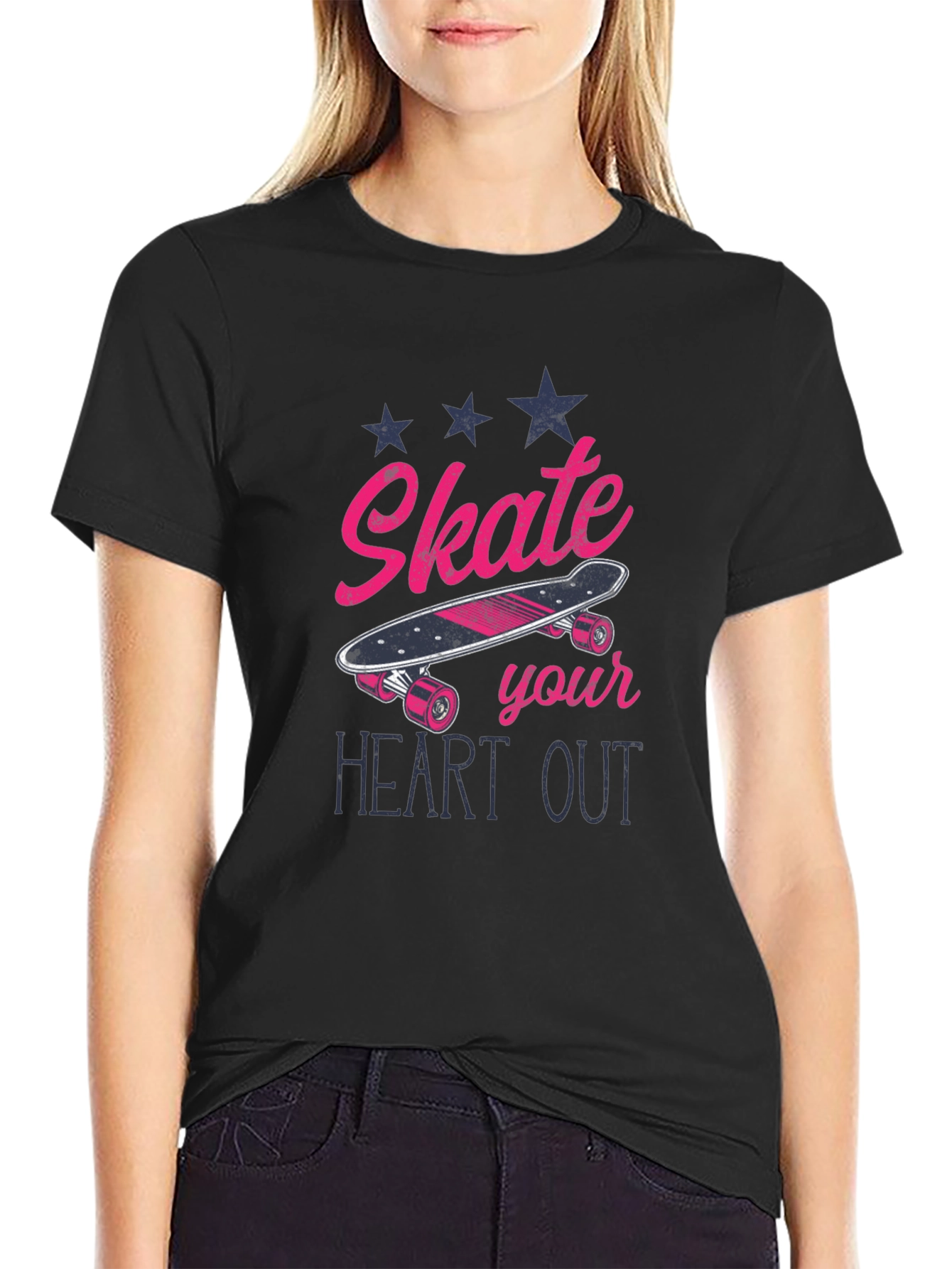 Skate Your Heart Out Graphic Tee