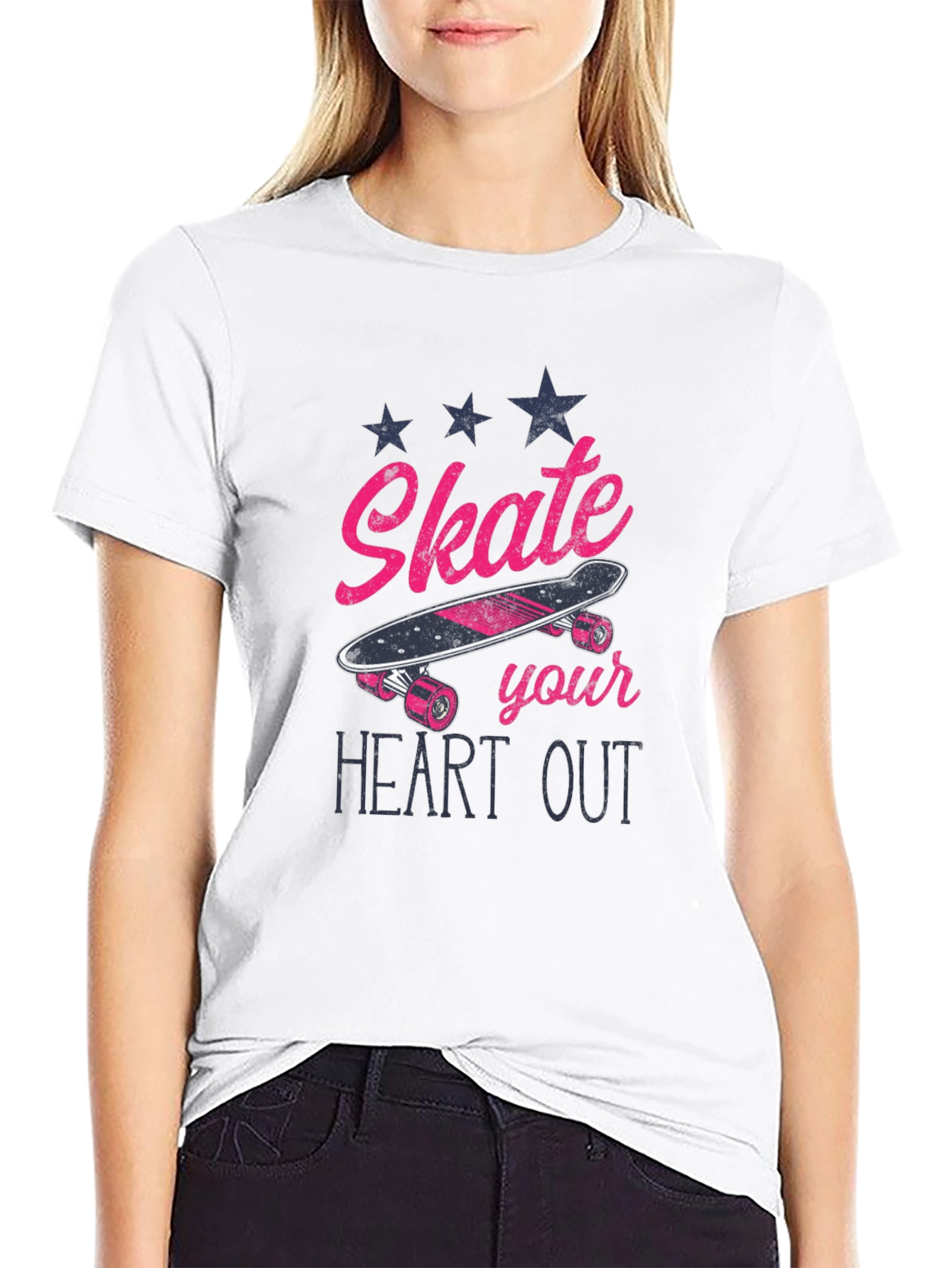 Skate Your Heart Out Graphic Tee