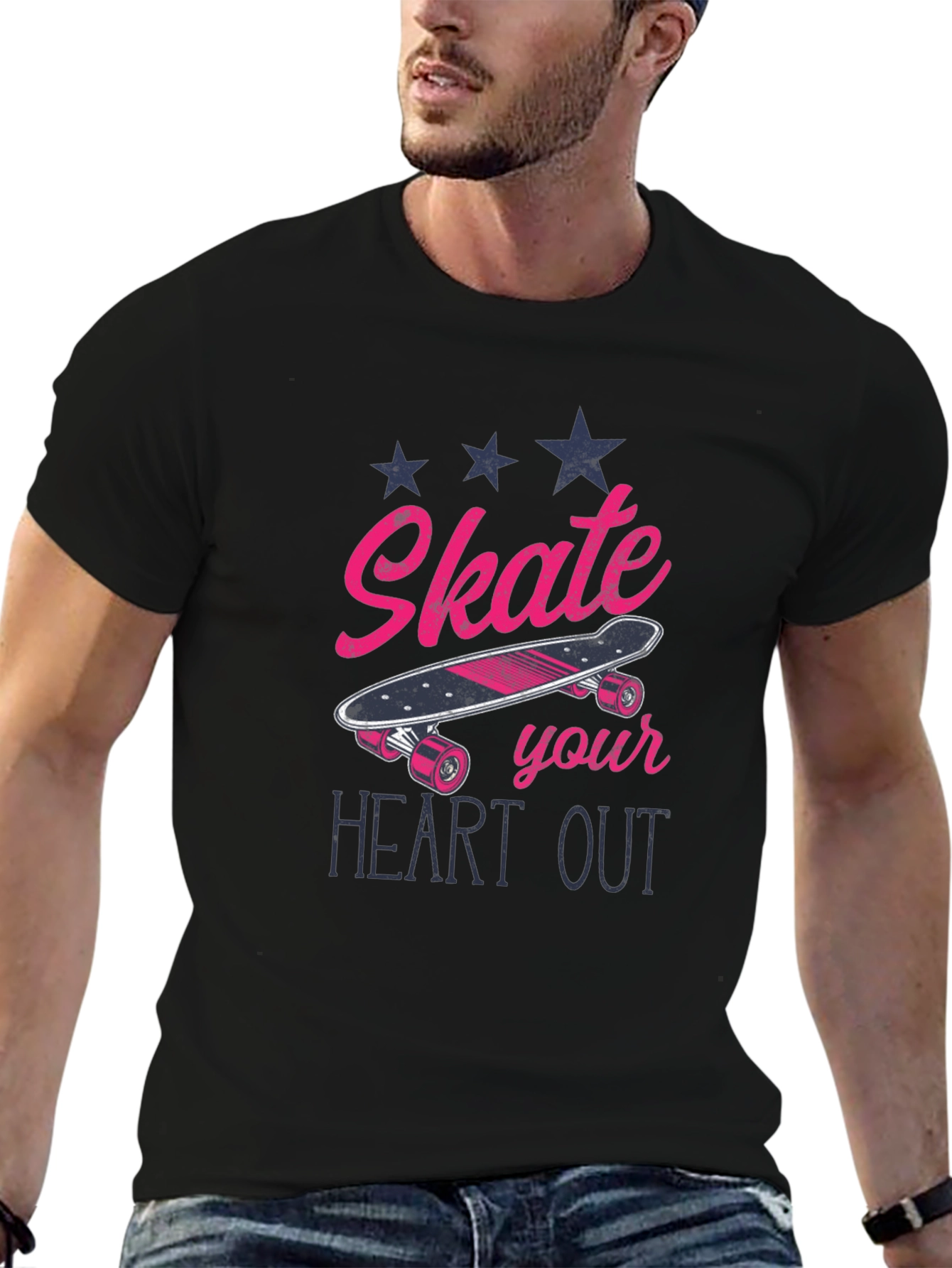 Skate Your Heart Out Graphic Tee