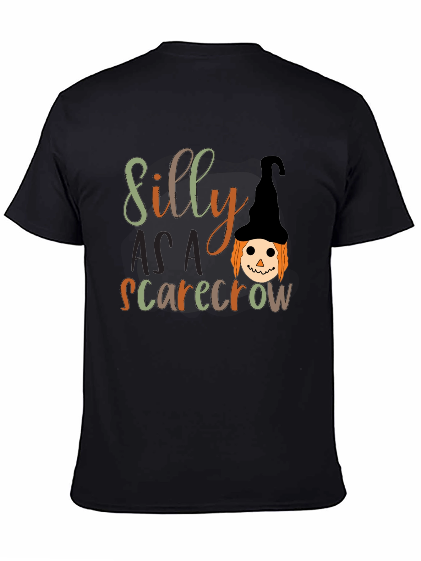 Silly Scarecrow Graphic Tee - Halloween T-Shirt