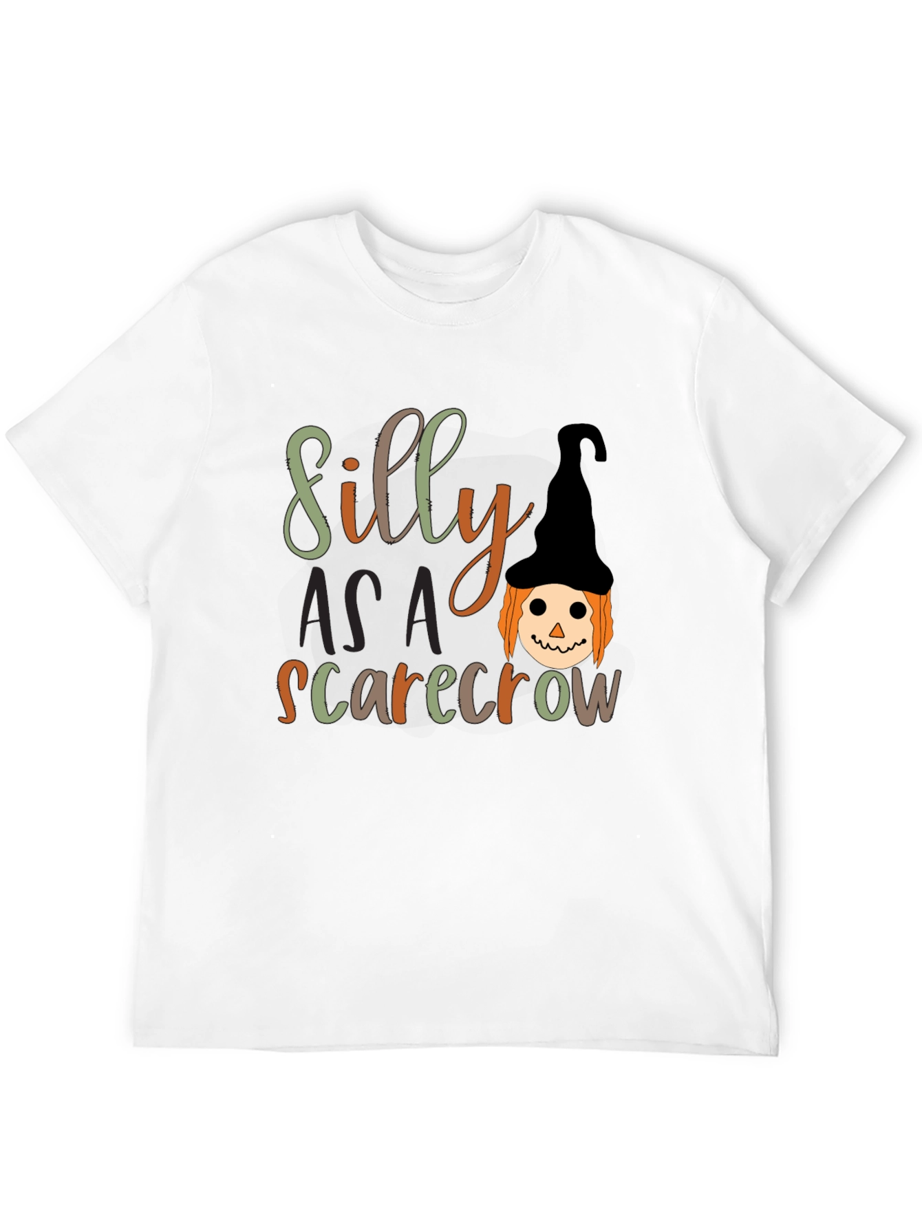 Silly Scarecrow Graphic Tee - Halloween T-Shirt