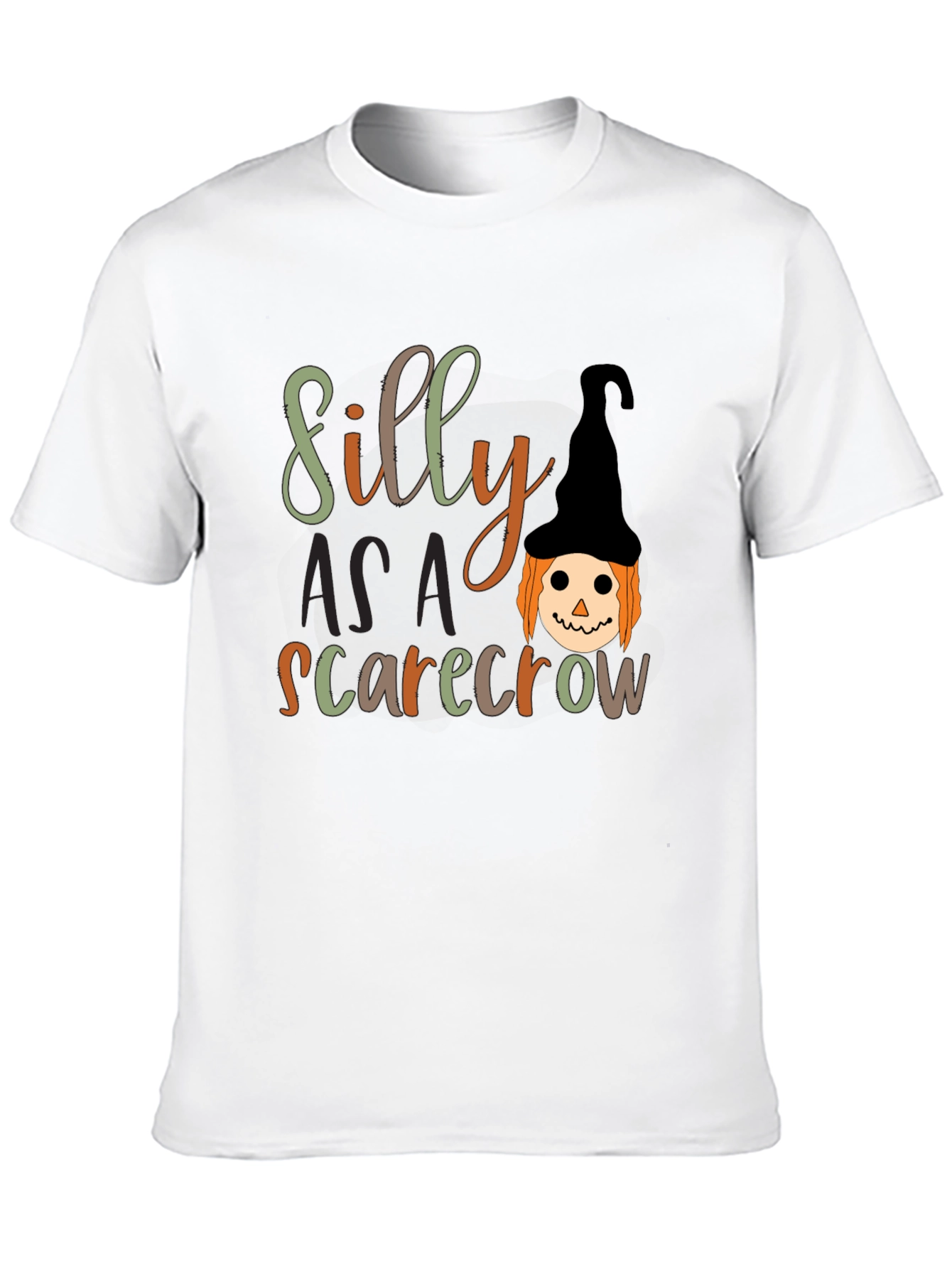Silly Scarecrow Graphic Tee - Halloween T-Shirt