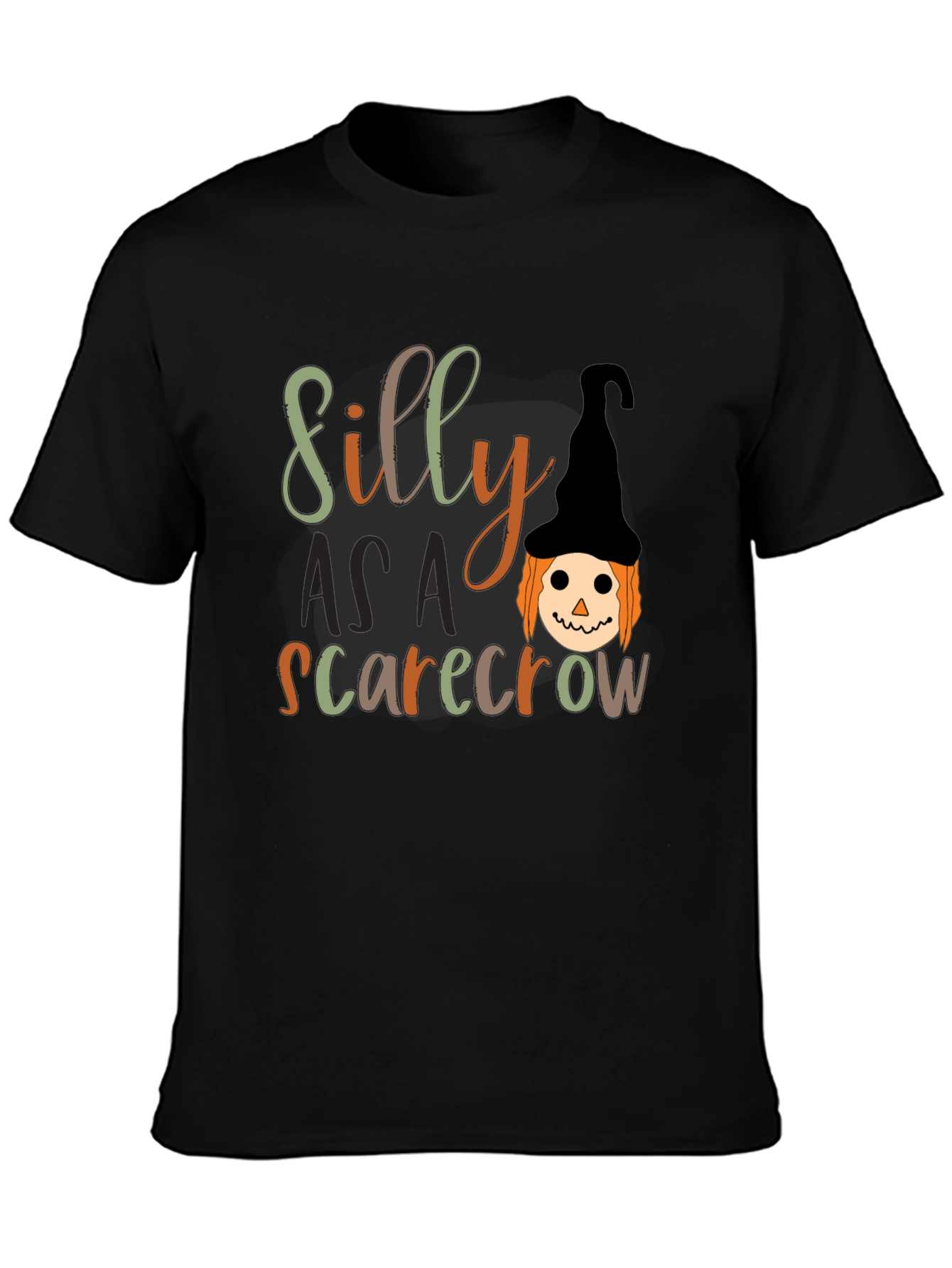 Silly Scarecrow Graphic Tee - Halloween T-Shirt