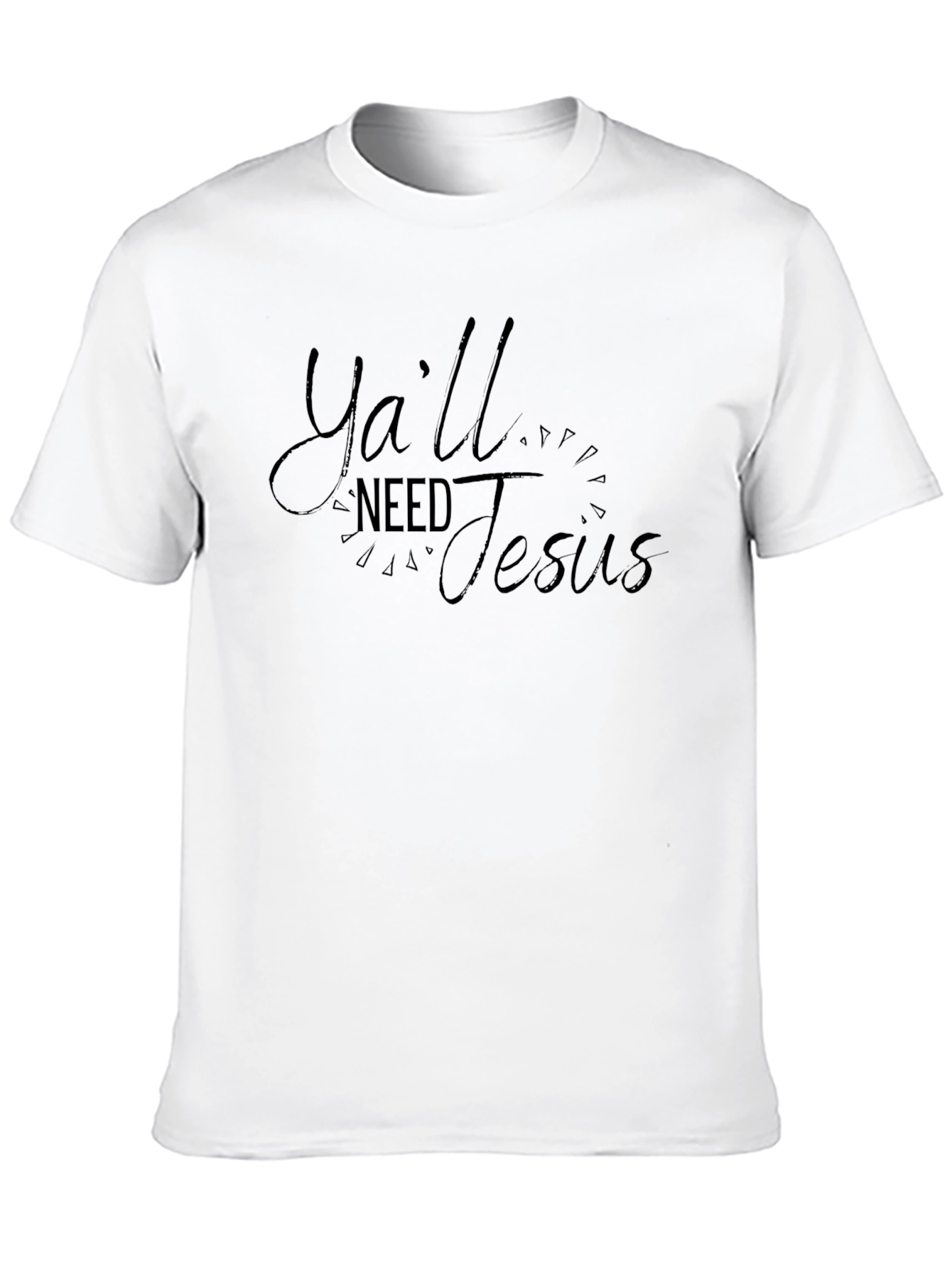 Yall Need Jesus Black T-Shirt