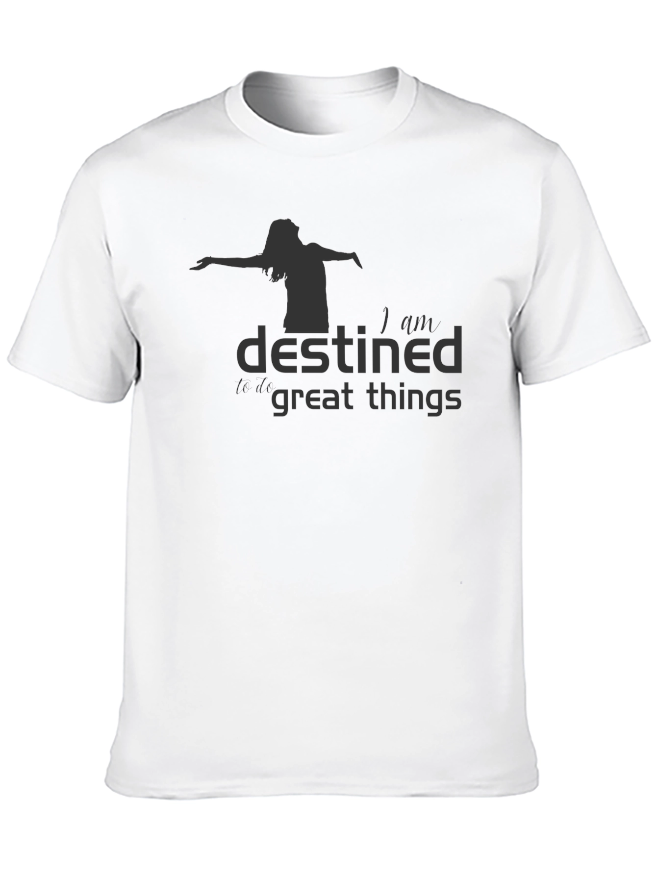 Destined For Great Things Graphic Tee - Black