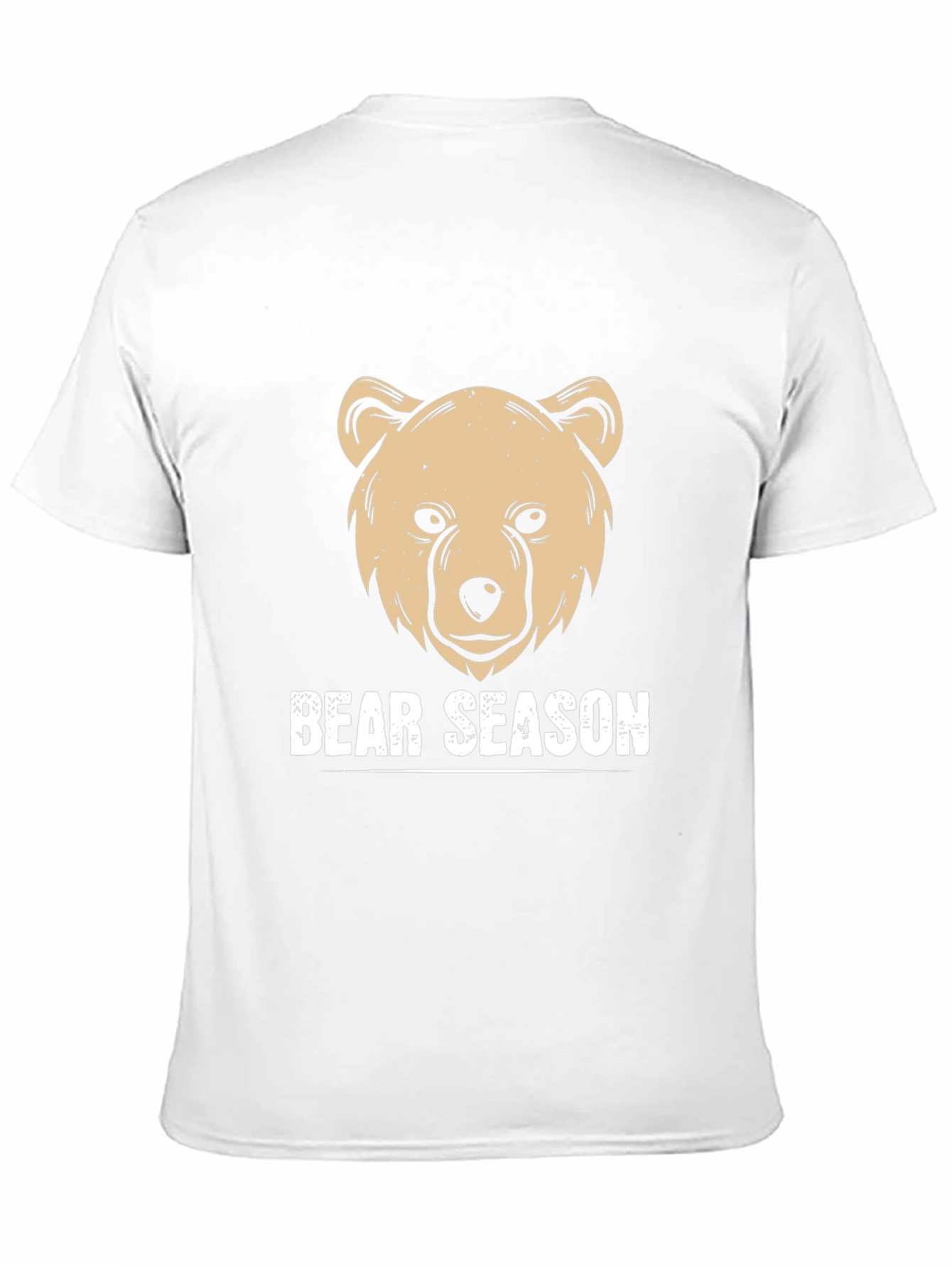 Bear Season Graphic T-Shirt - Black Casual Wear