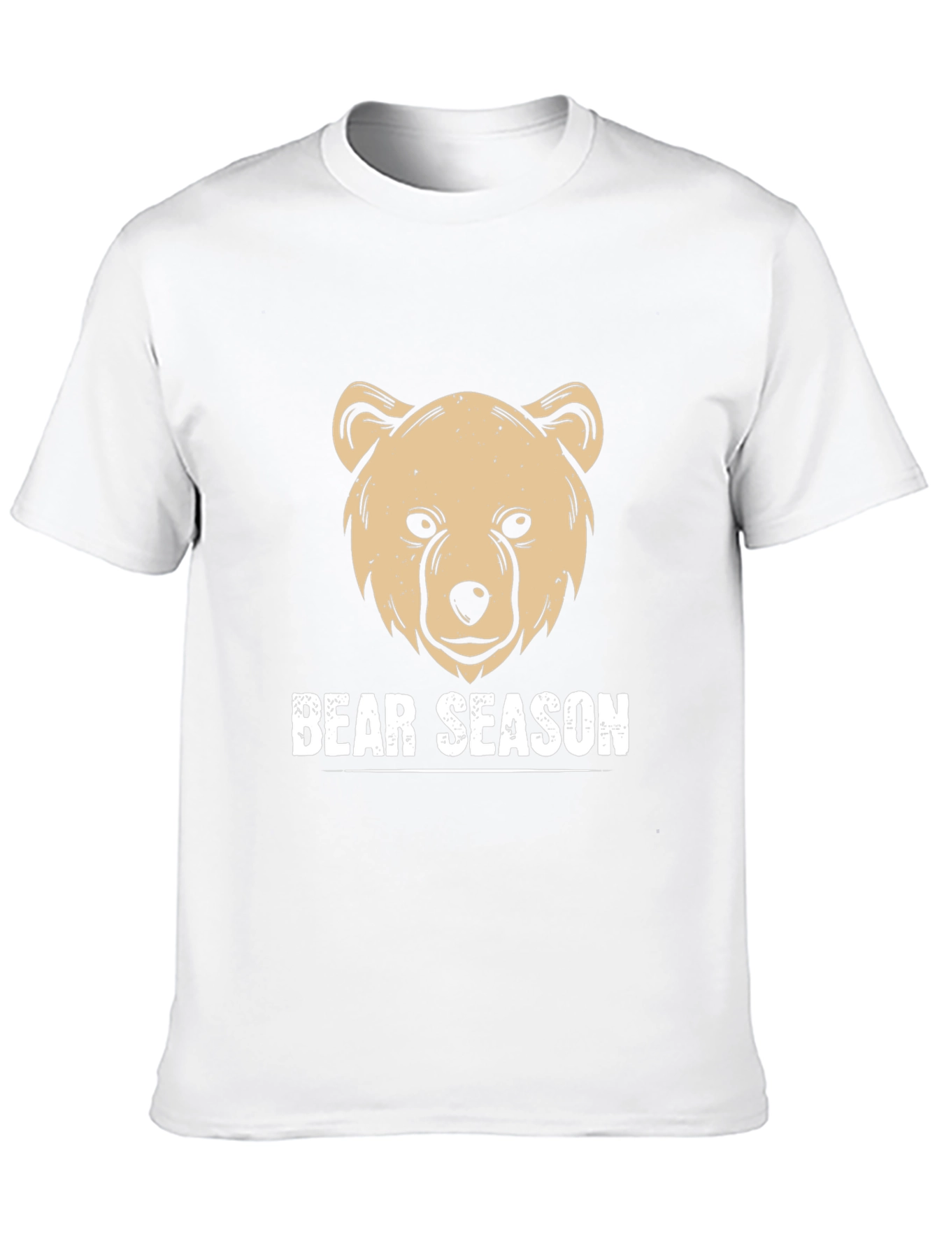 Bear Season Graphic T-Shirt - Black Casual Wear