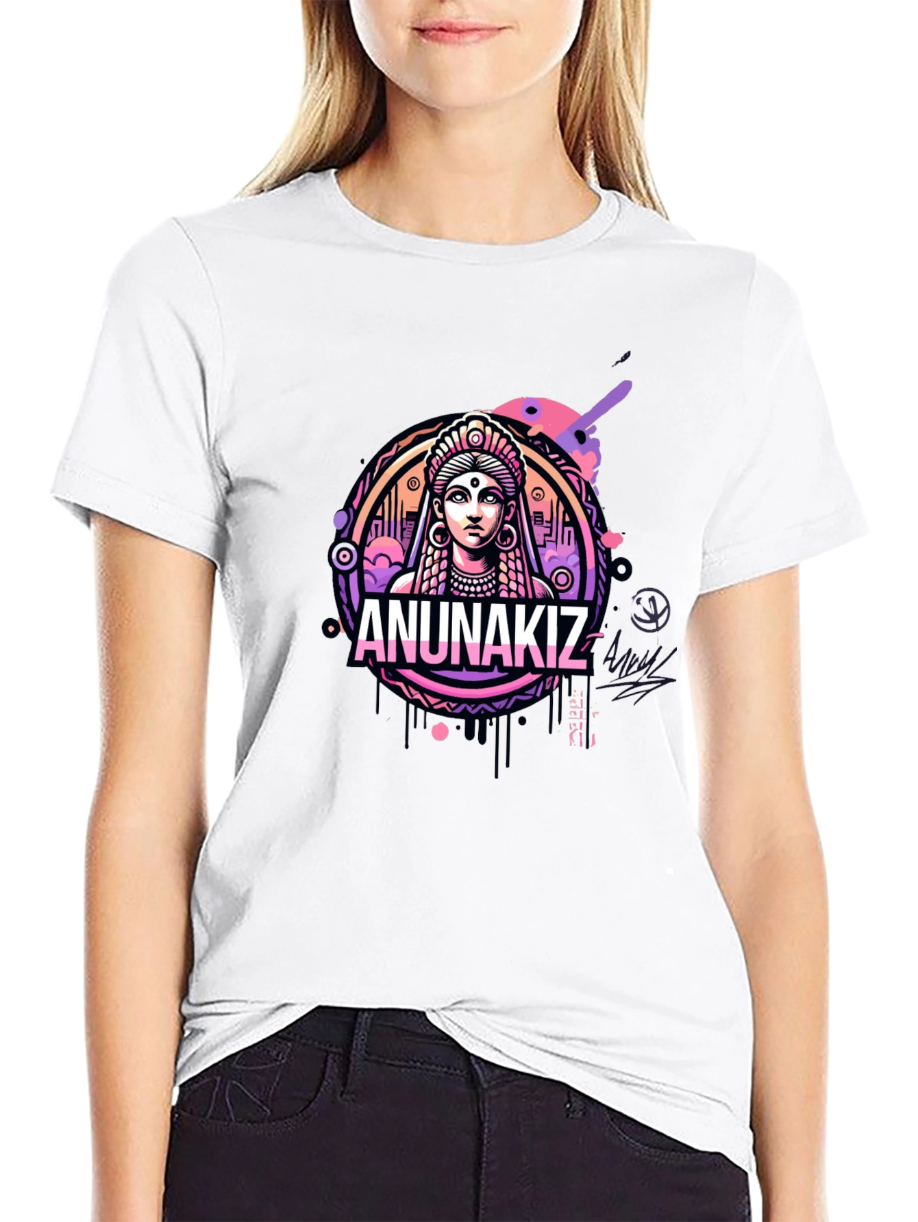 Anunakiz Graphic Tee - Black