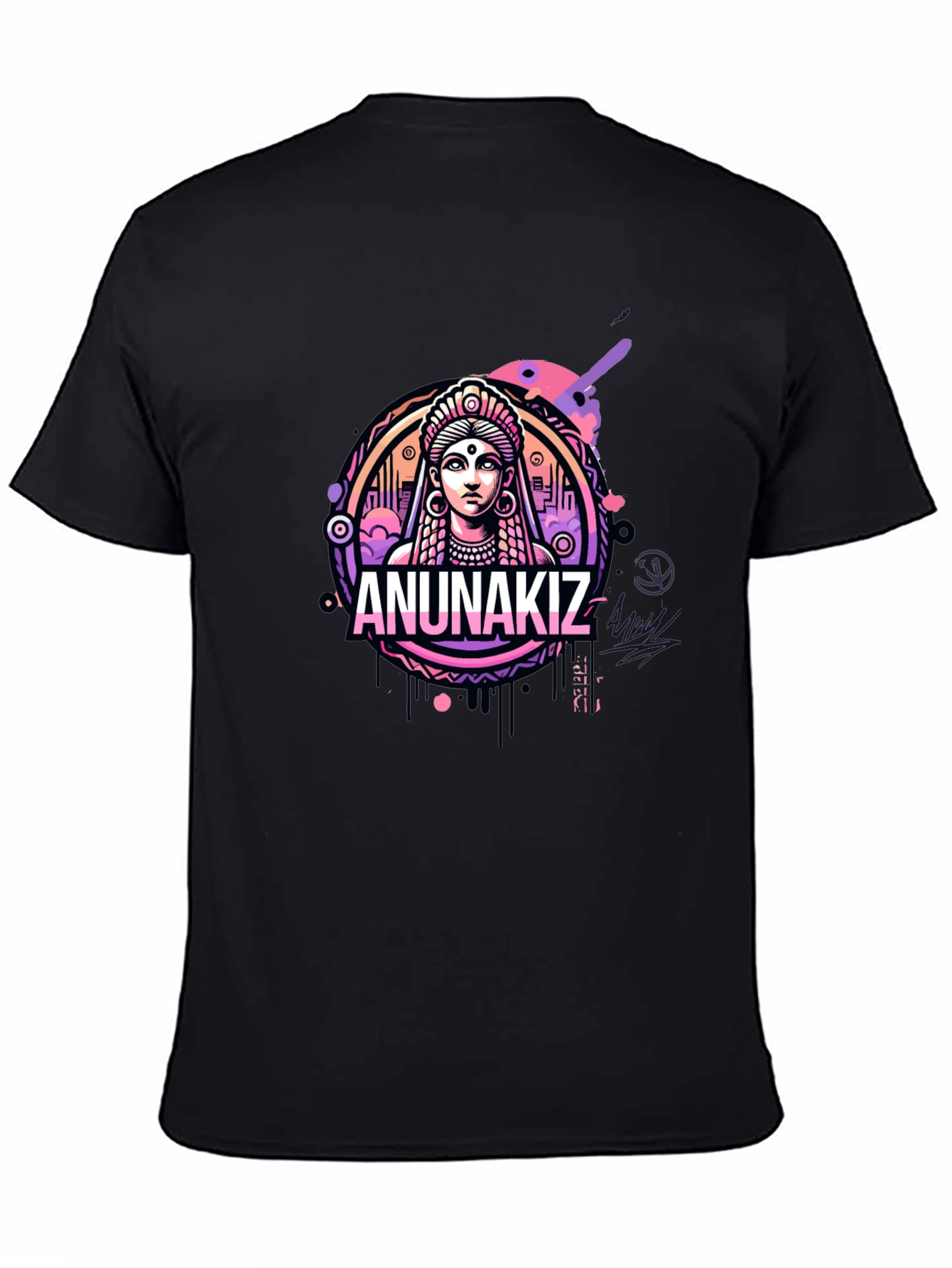 Anunakiz Graphic Tee - Black