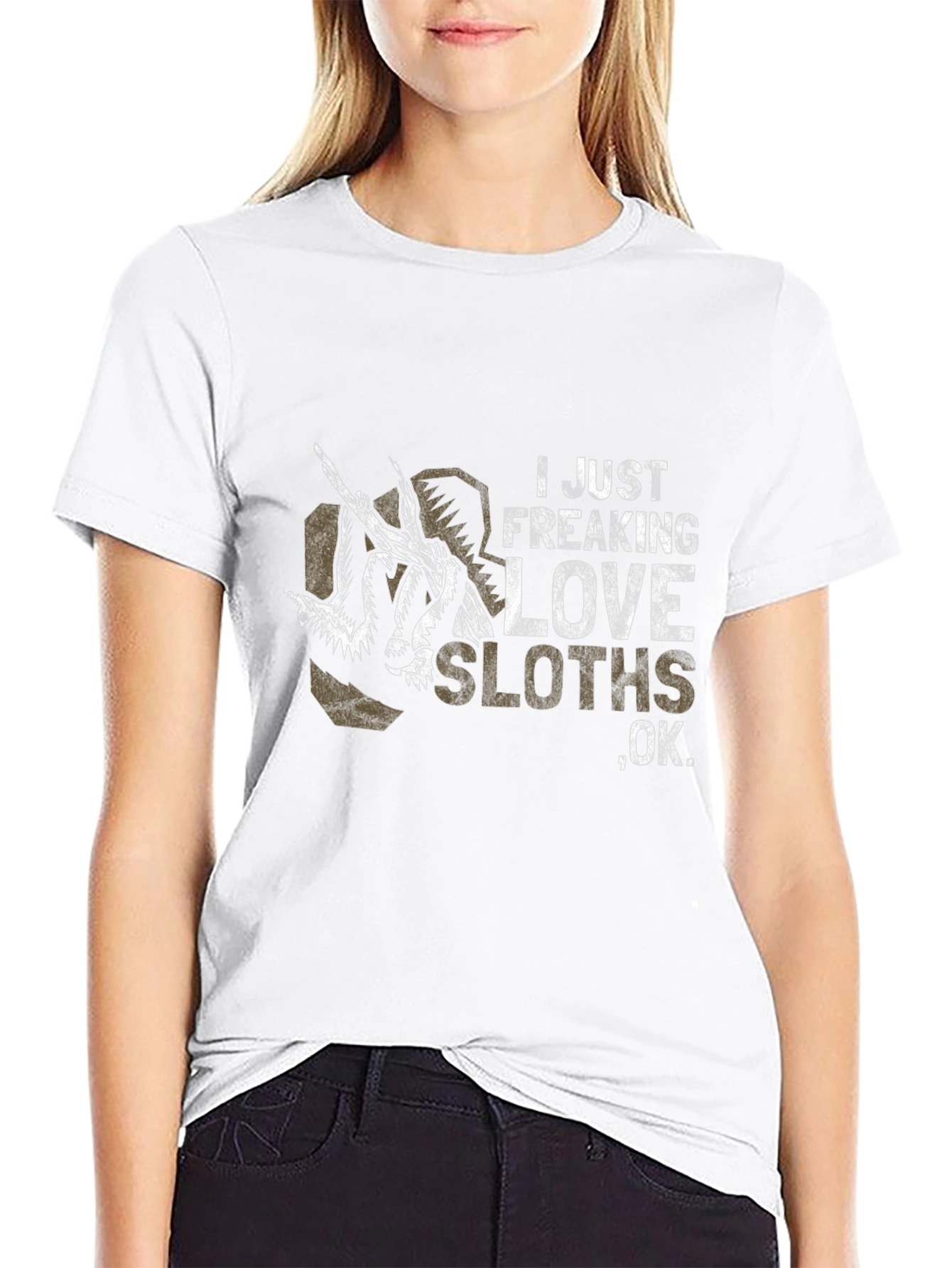 I Just Freaking Love Sloths T-Shirt - Unisex