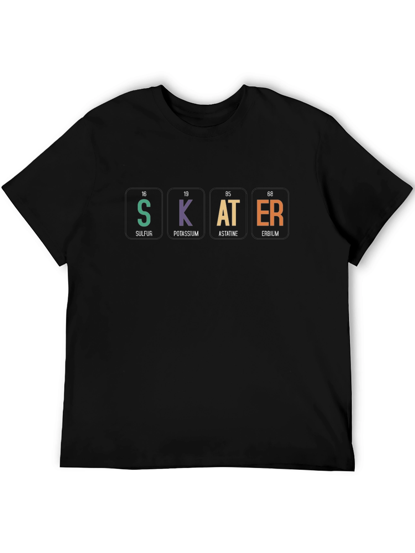 Periodic Table SKATER T-Shirt - Science Skateboard Tee
