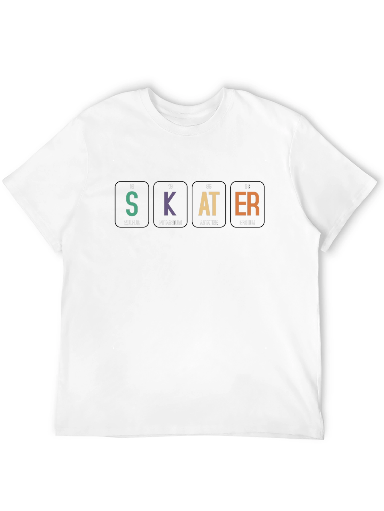 Periodic Table SKATER T-Shirt - Science Skateboard Tee