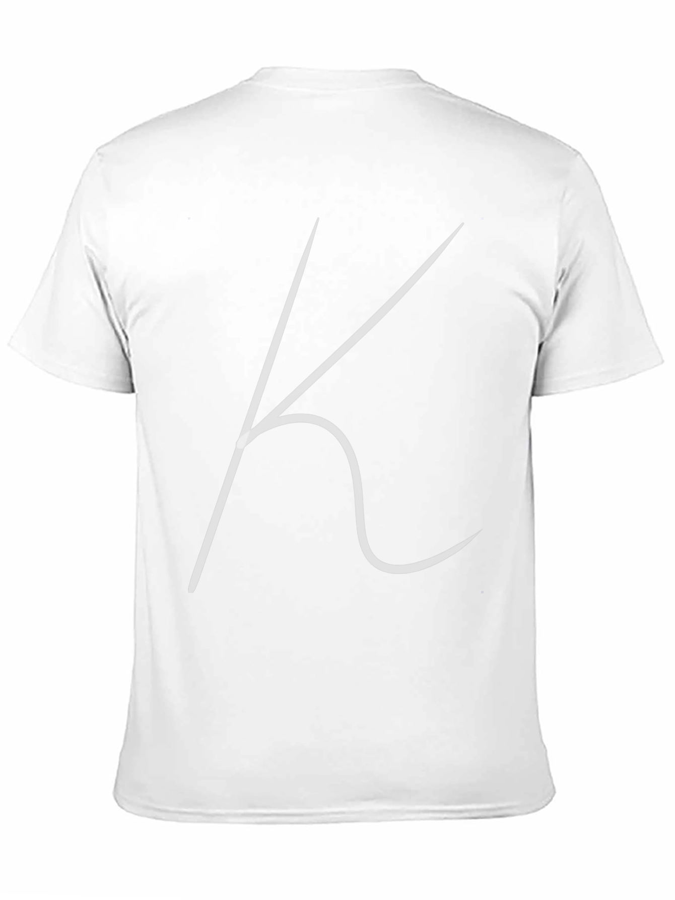 Minimalist K Graphic Black T-Shirt