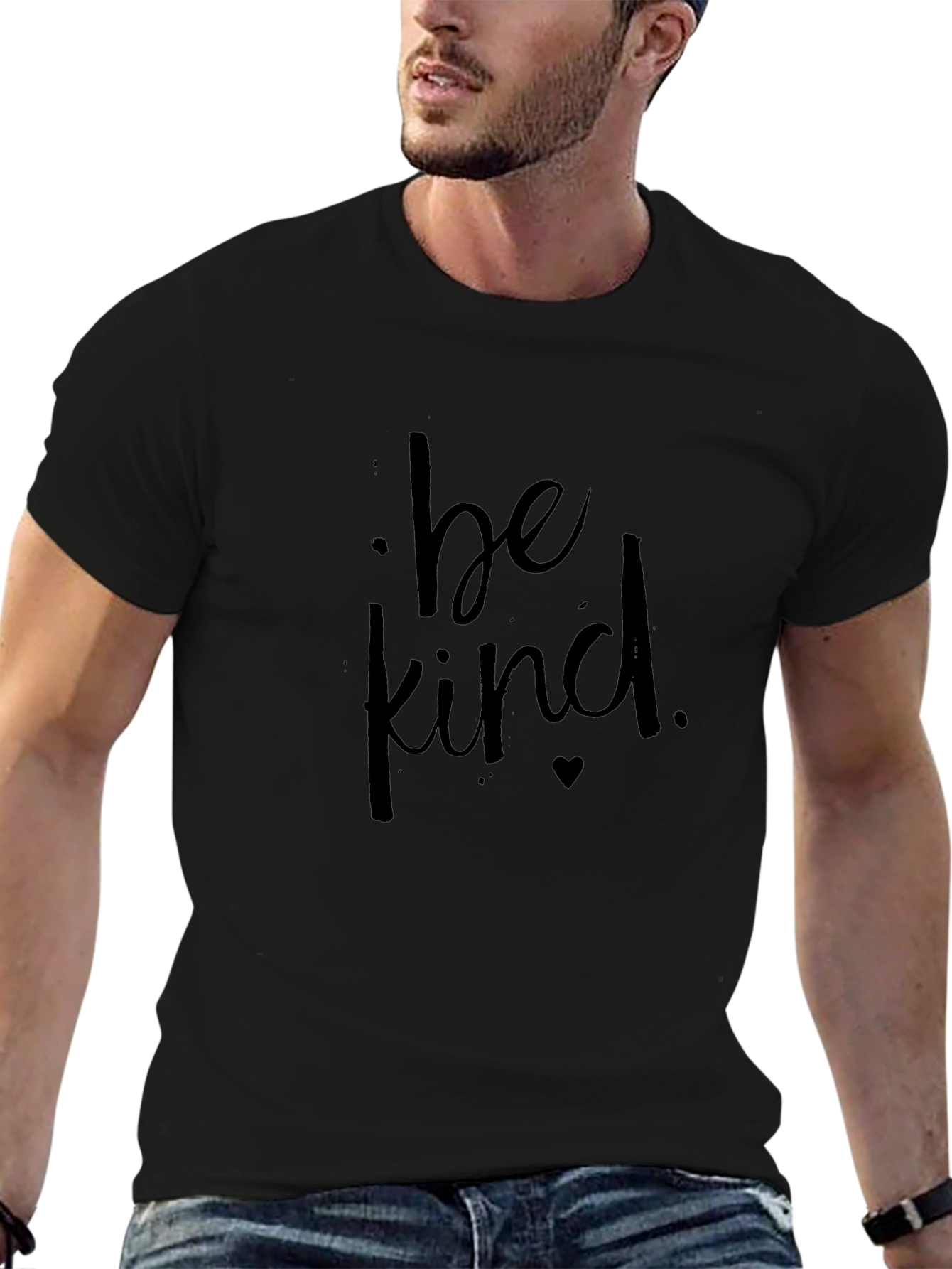 Be Kind Graphic Tee - Soft Cotton Blend