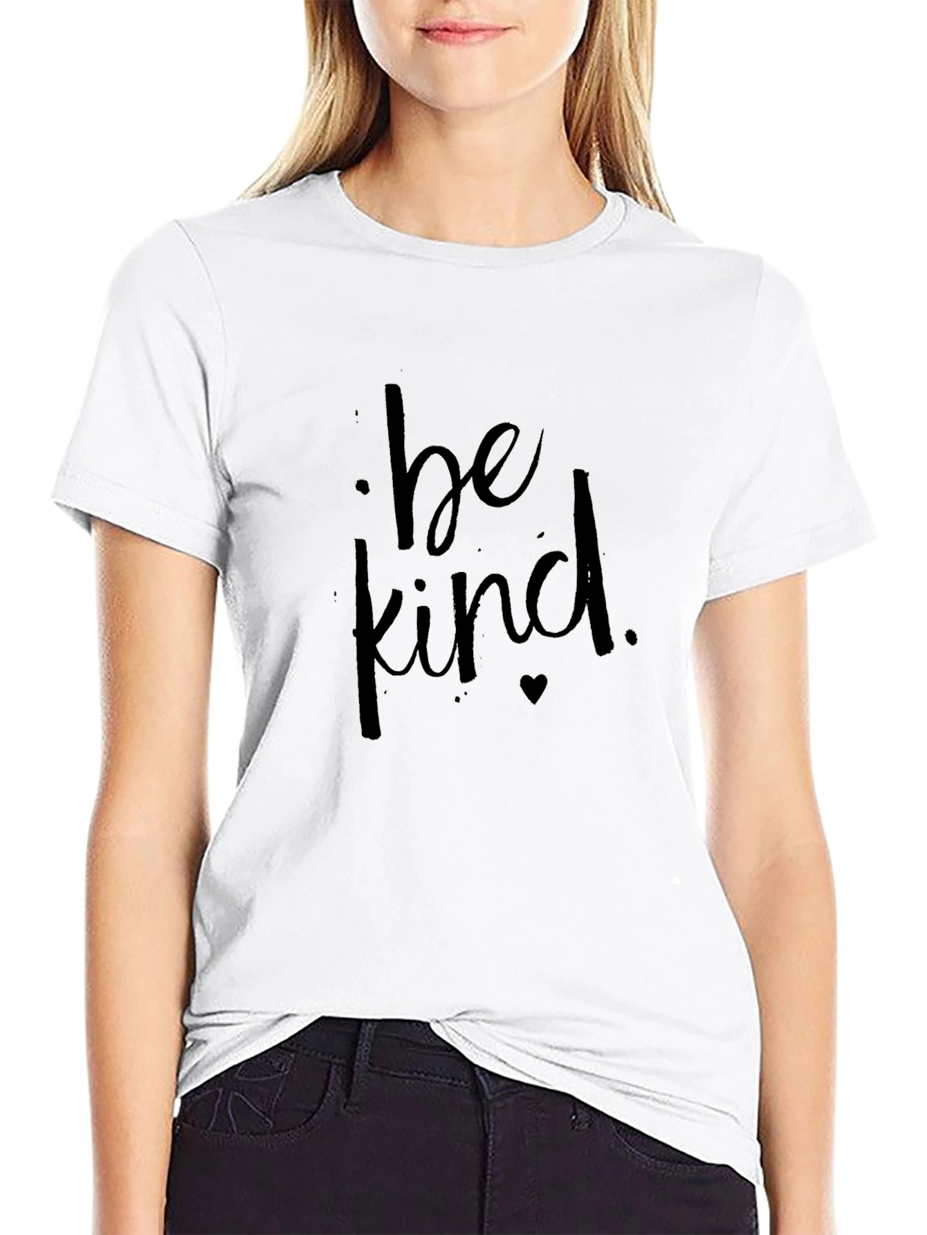 Be Kind Graphic Tee - Soft Cotton Blend