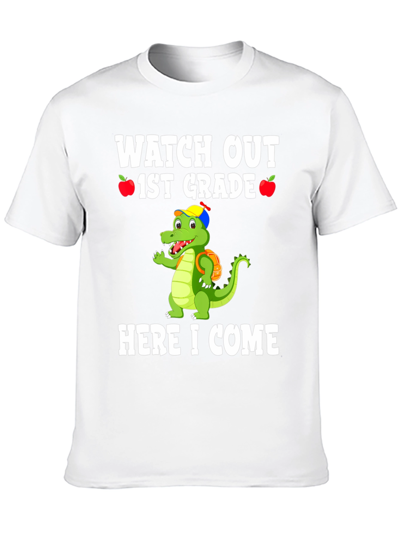 1st Grade T-Shirt - Back to School Dino