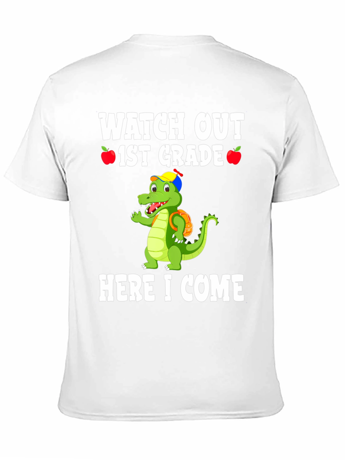 1st Grade T-Shirt - Back to School Dino