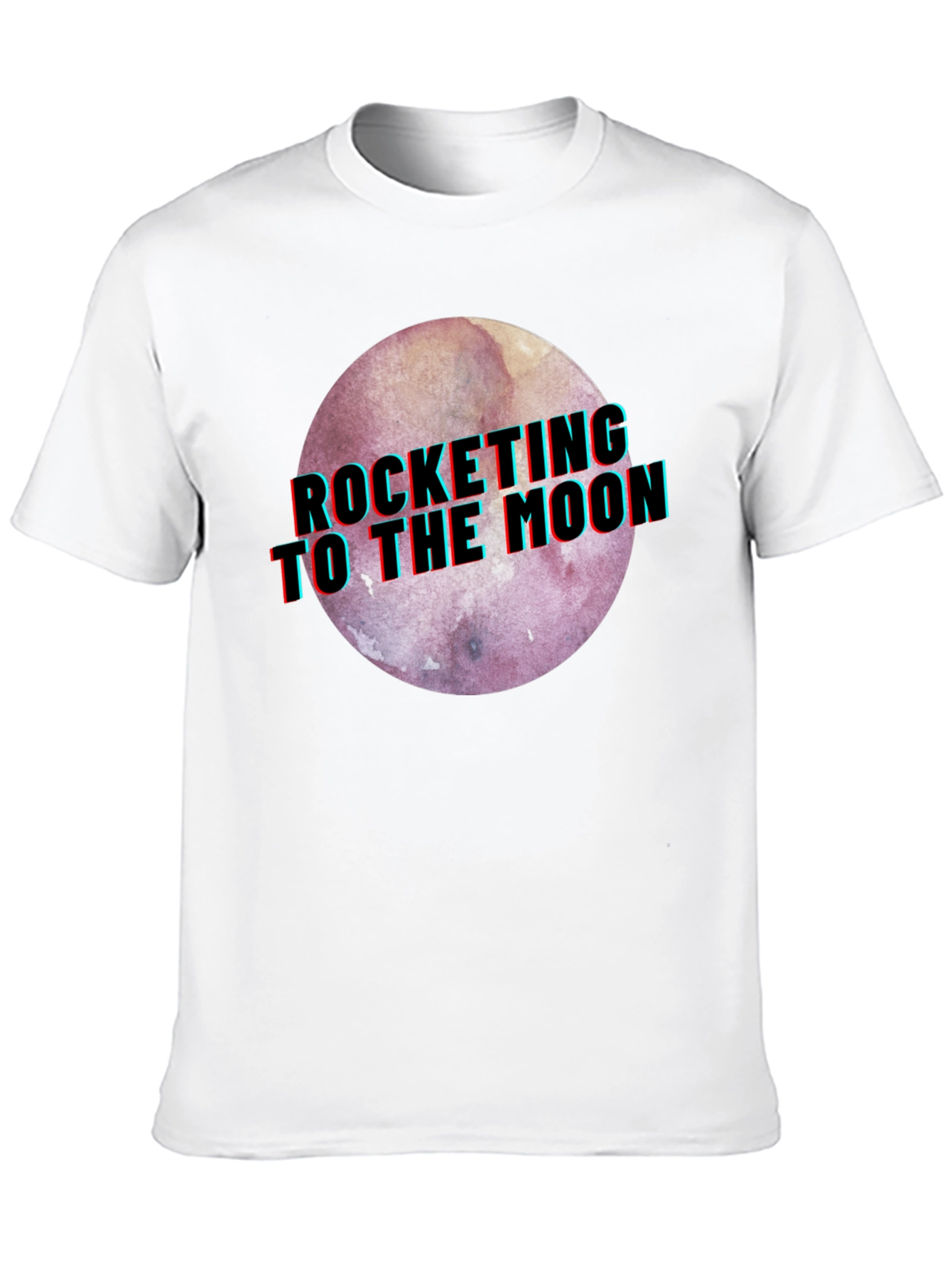 Rocketing to the Moon Graphic T-Shirt