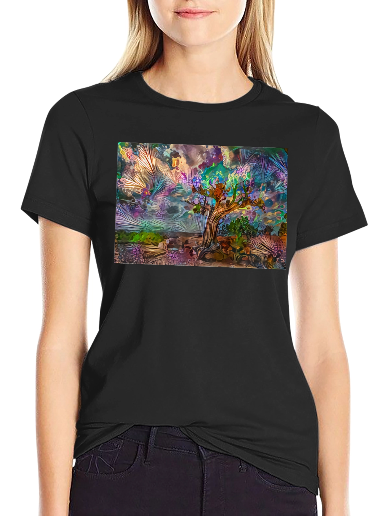 Artistic Landscape Graphic Tee