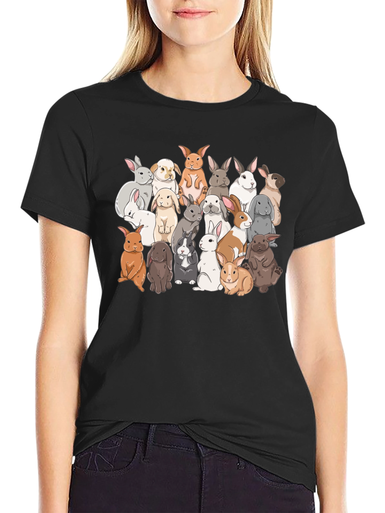 Bunny T-Shirt - Cute Rabbit Graphic Tee