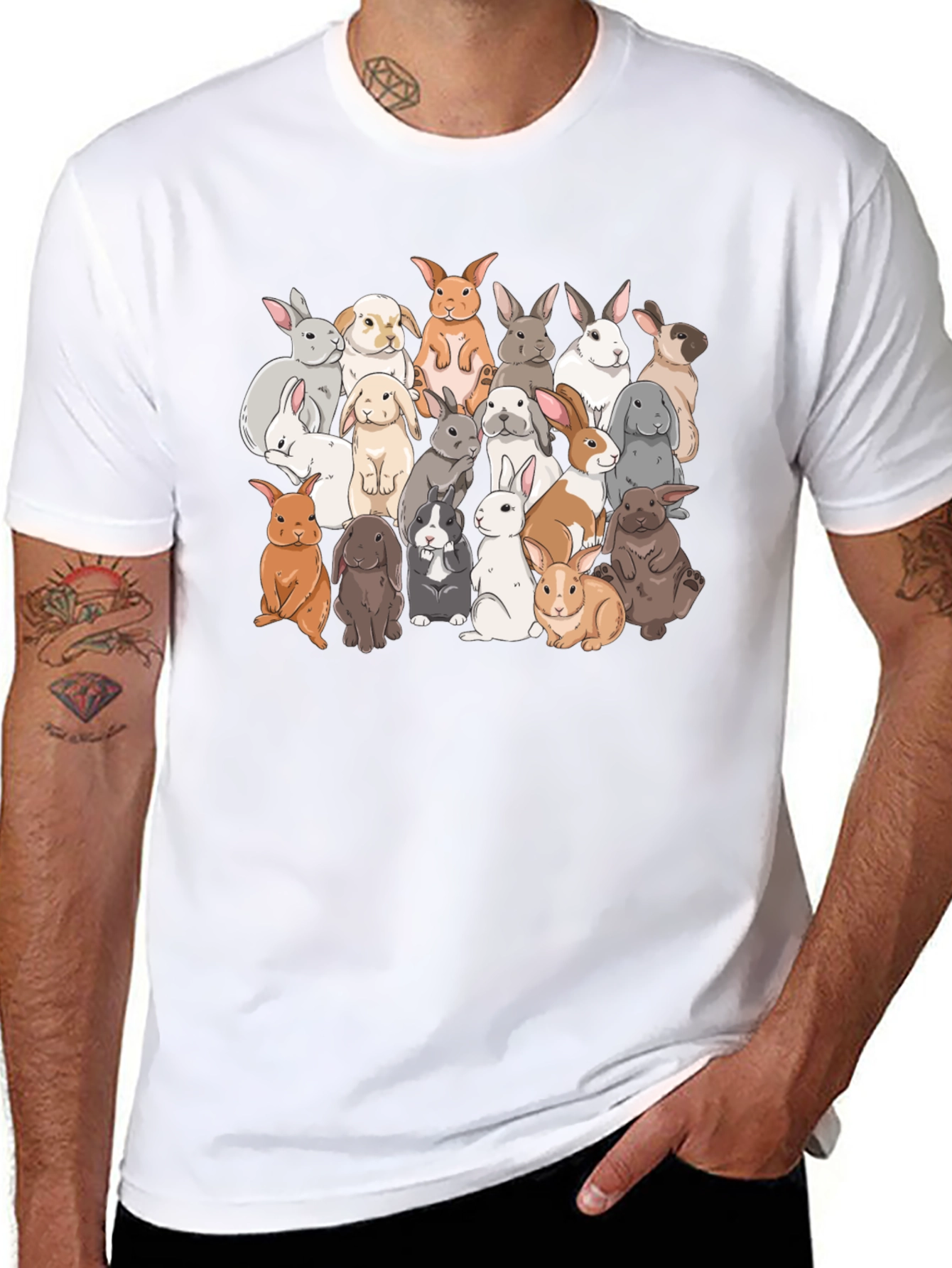 Bunny T-Shirt - Cute Rabbit Graphic Tee