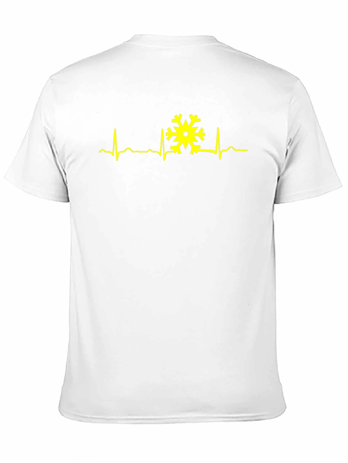 Snowflake Heartbeat Graphic Tee - Winter is Alive!