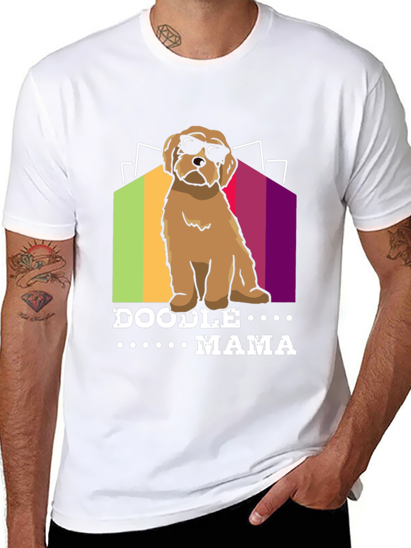 Doodle Mama T-Shirt - Cute Dog Graphic Tee