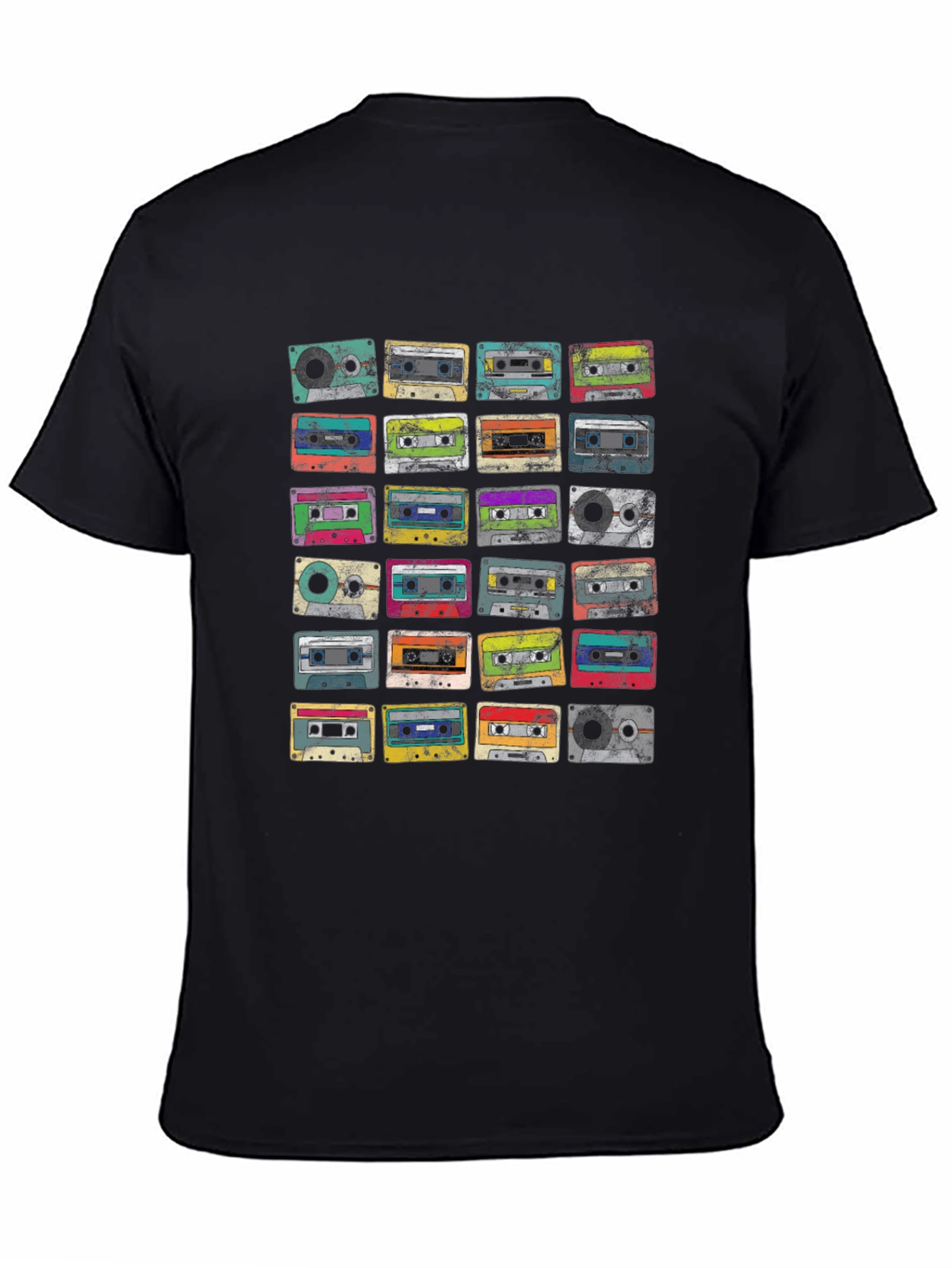 Retro Cassette Tape Graphic T-Shirt