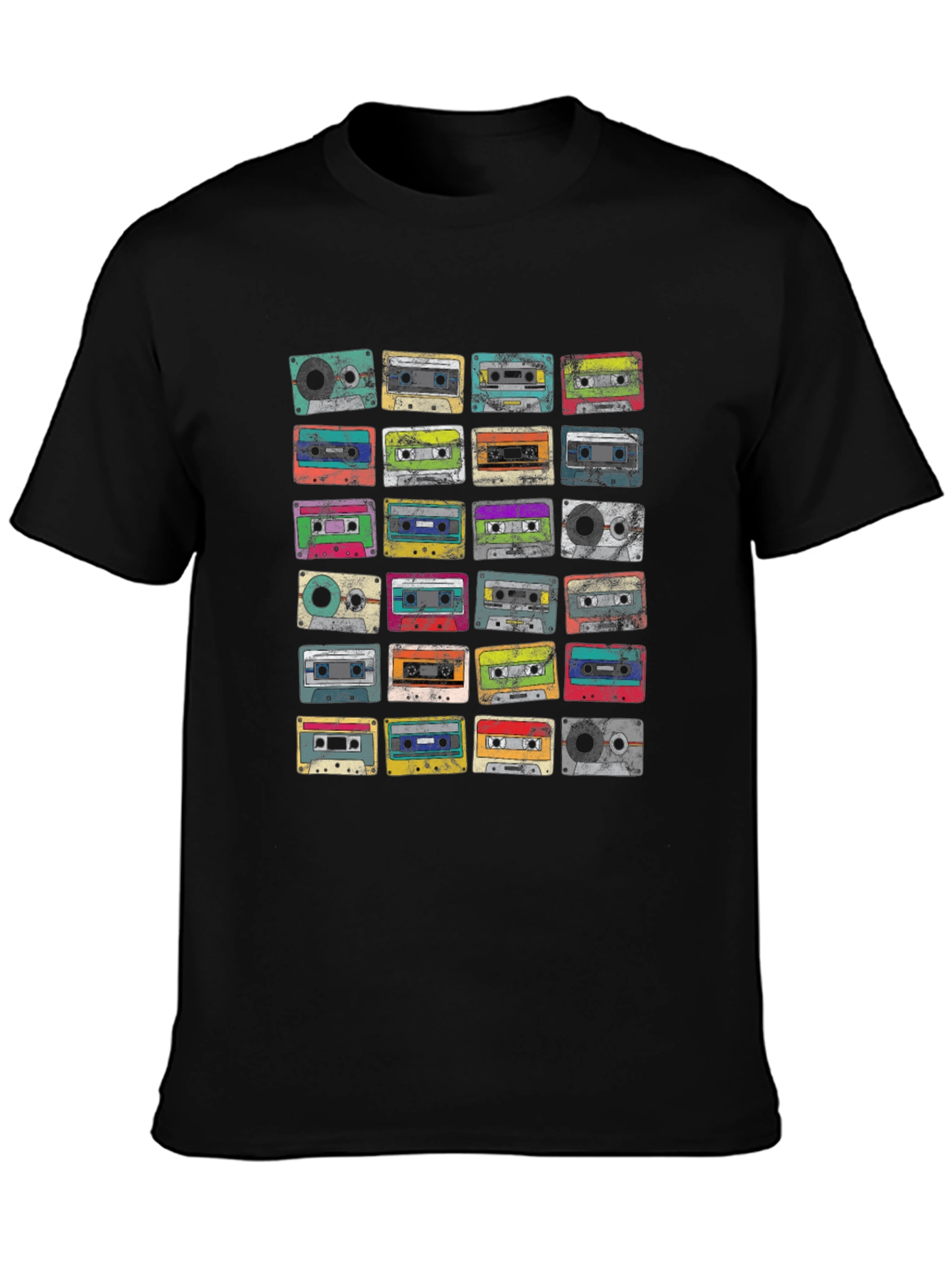 Retro Cassette Tape Graphic T-Shirt