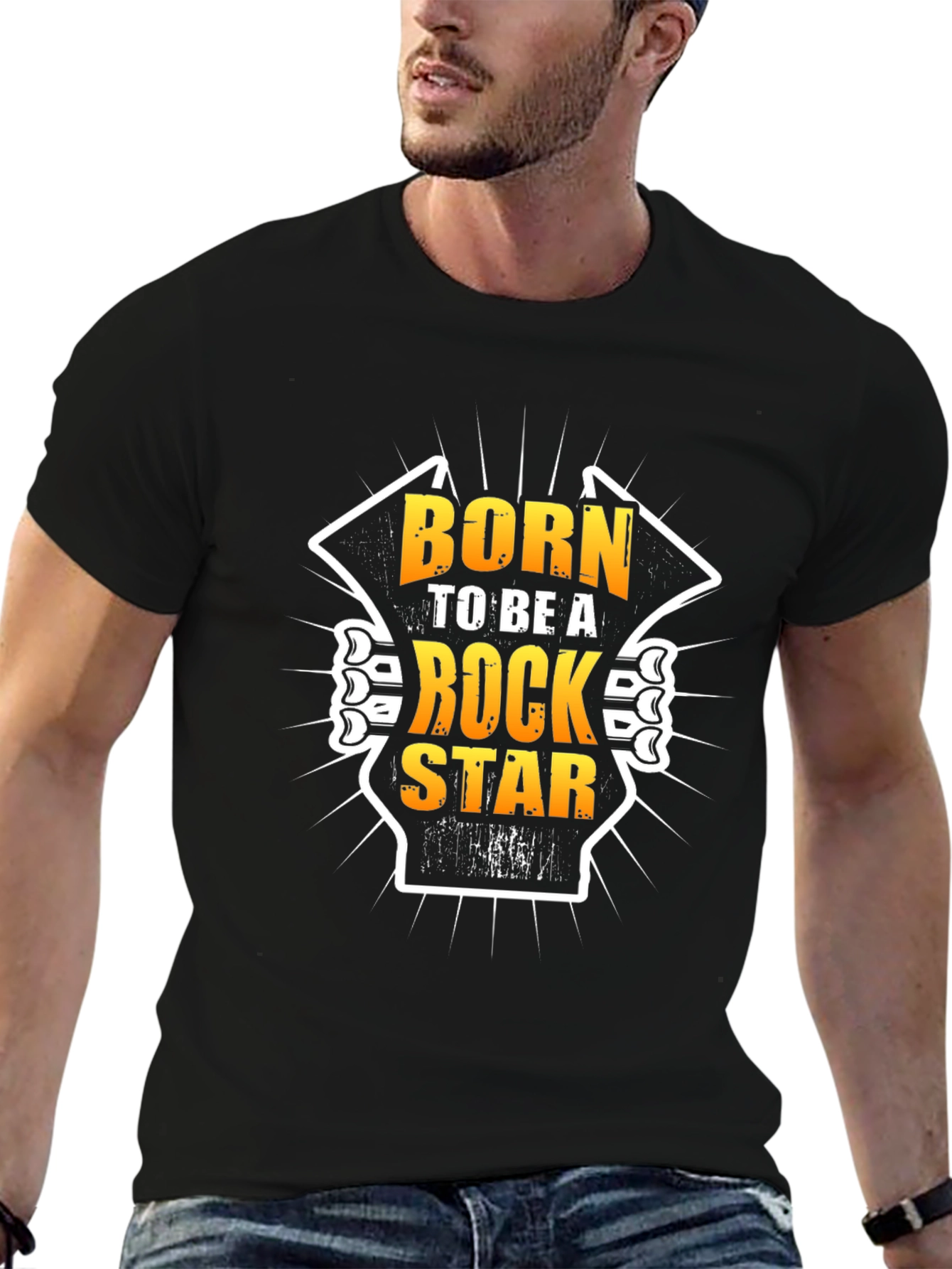 Born To Be A Rock Star Graphic Tee