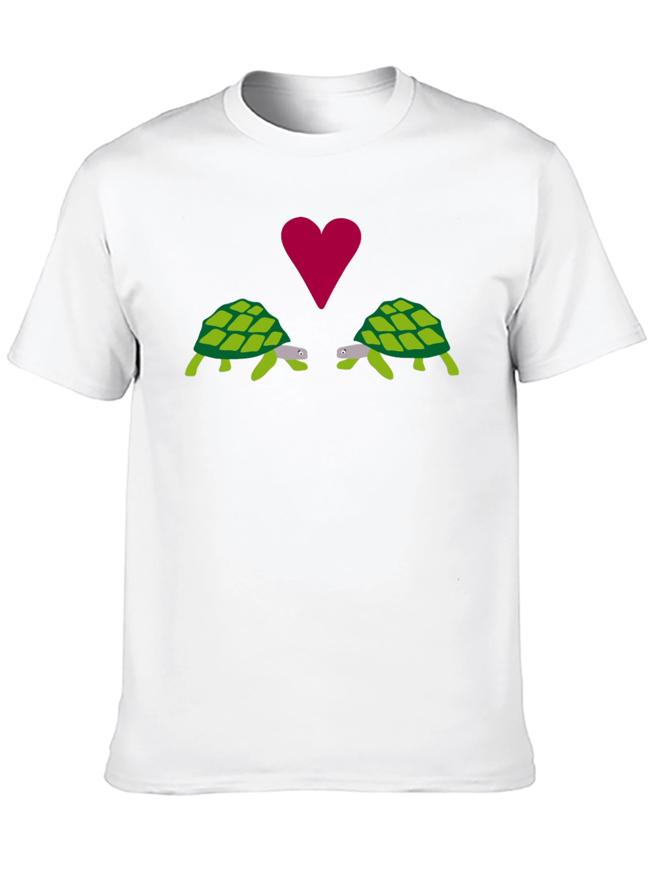 Turtle Love Graphic Tee - Soft Cotton Blend