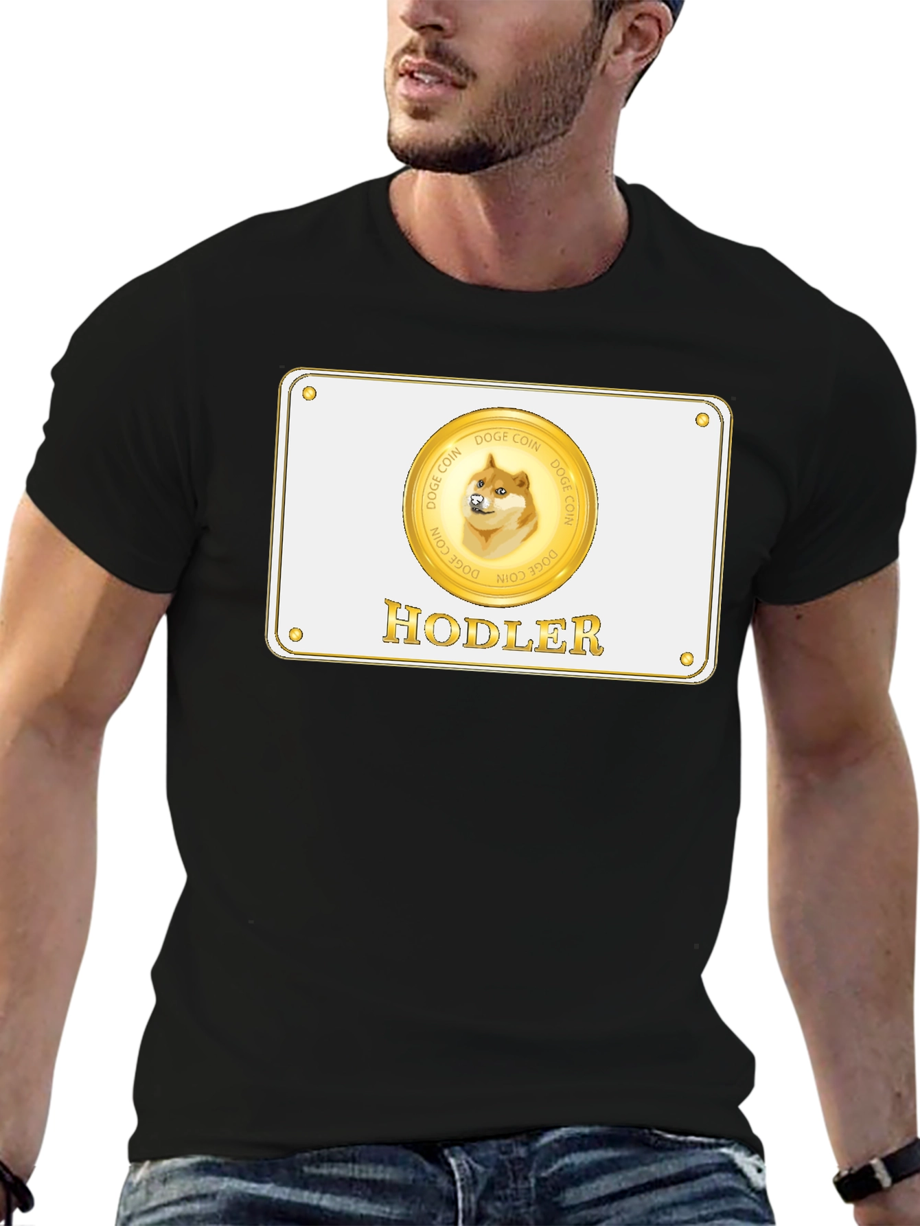 Doge Coin Hodler T-Shirt - Crypto Meme Apparel