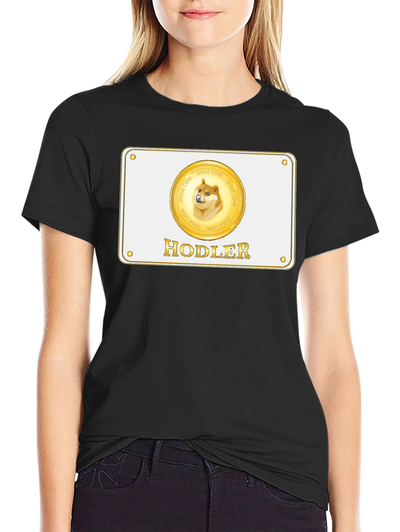 Doge Coin Hodler T-Shirt - Crypto Meme Apparel