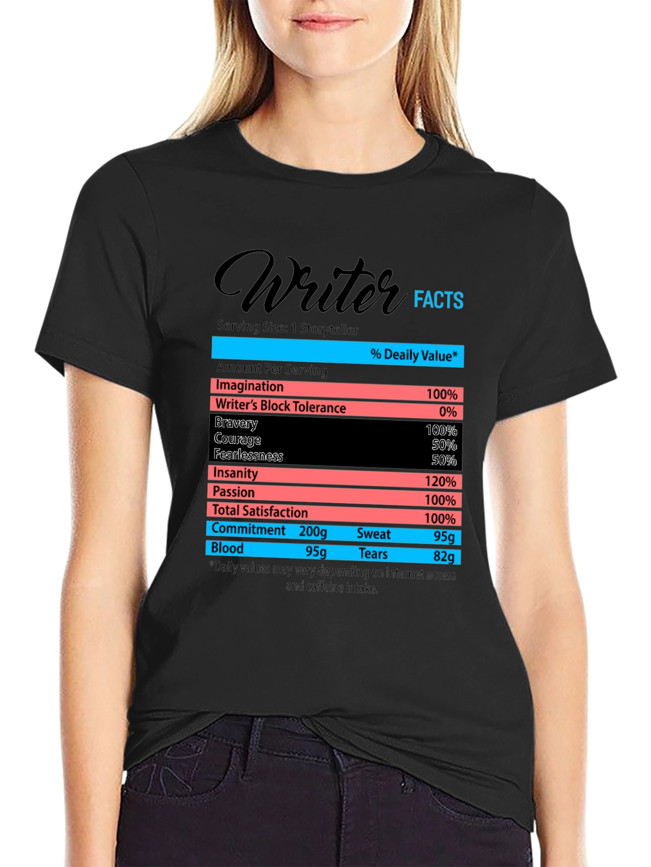 Writer Facts T-Shirt - Funny Storyteller Tee