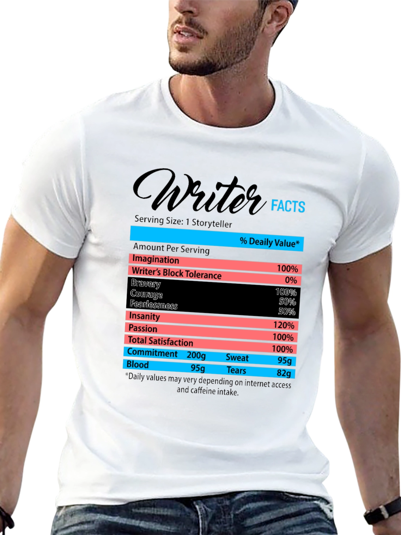 Writer Facts T-Shirt - Funny Storyteller Tee