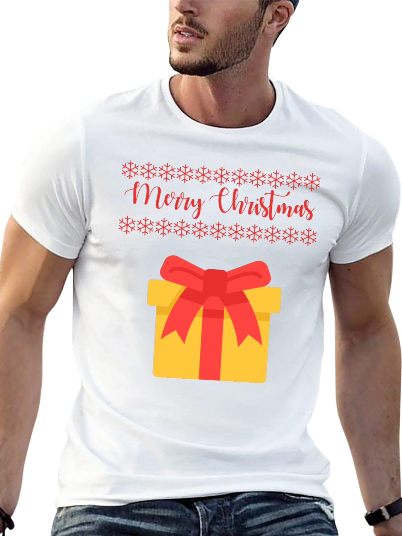 Festive Merry Christmas Gift T-Shirt
