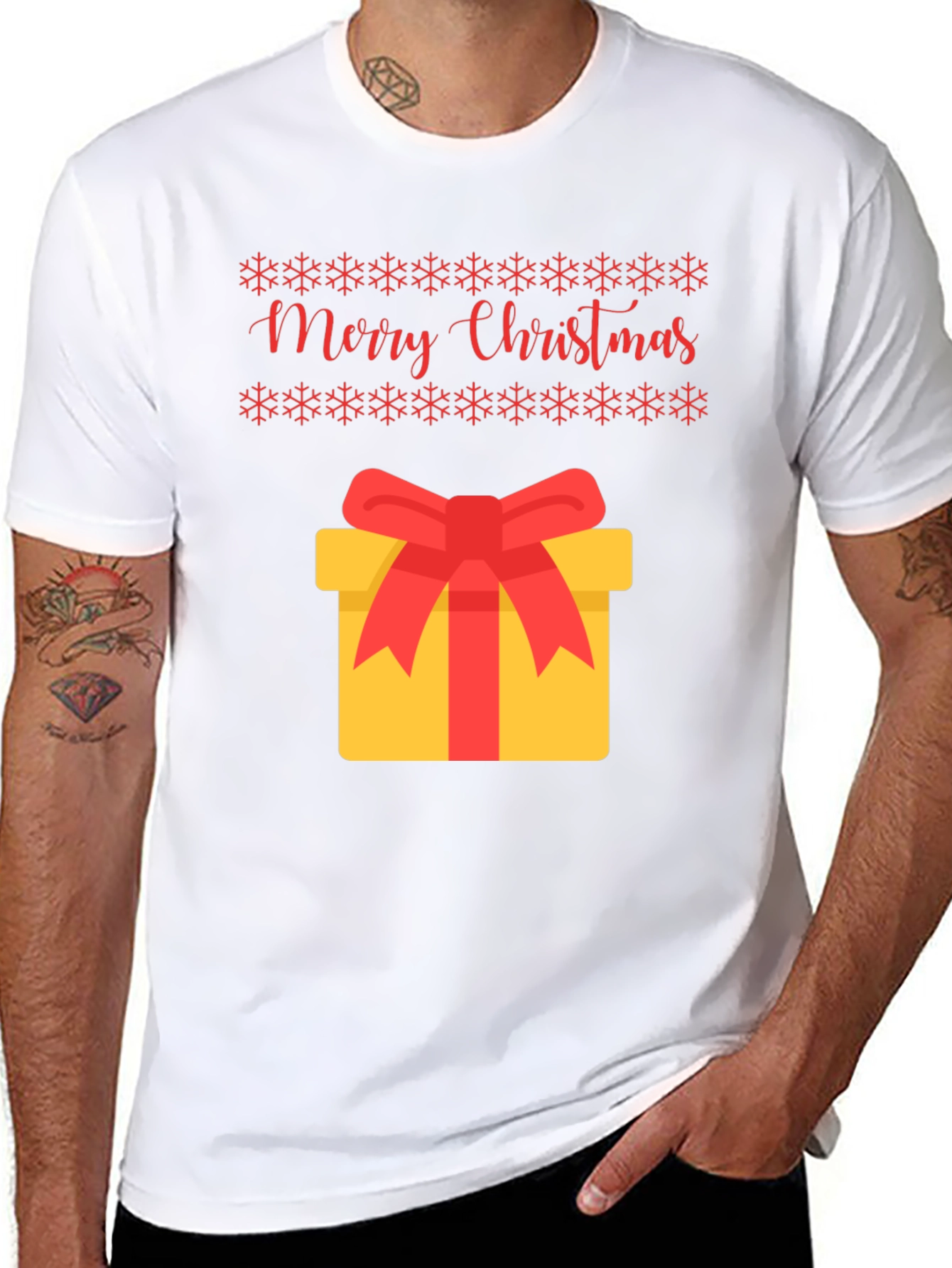 Festive Merry Christmas Gift T-Shirt