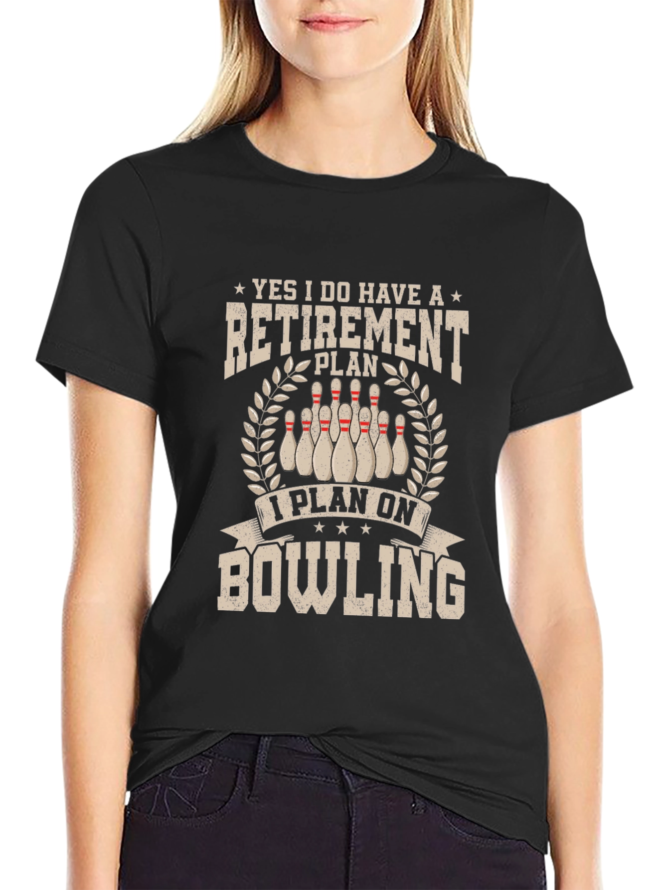Retirement Bowling Plan T-Shirt