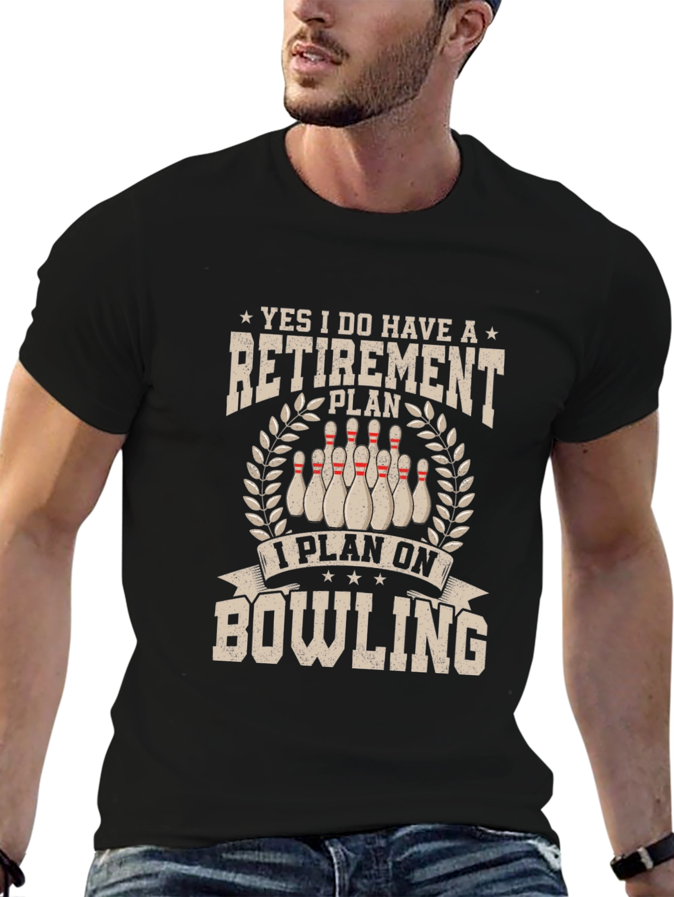 Retirement Bowling Plan T-Shirt