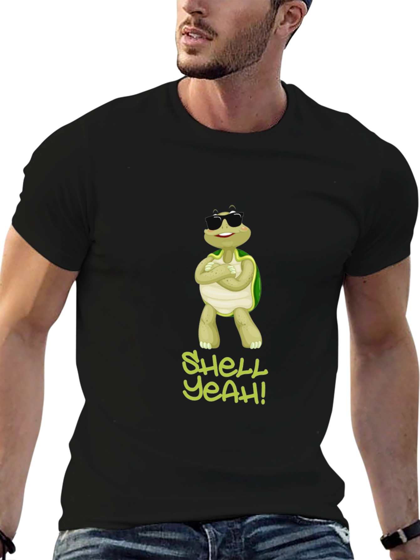 Shell Yeah! Turtle Graphic Tee - Cool and Comfy