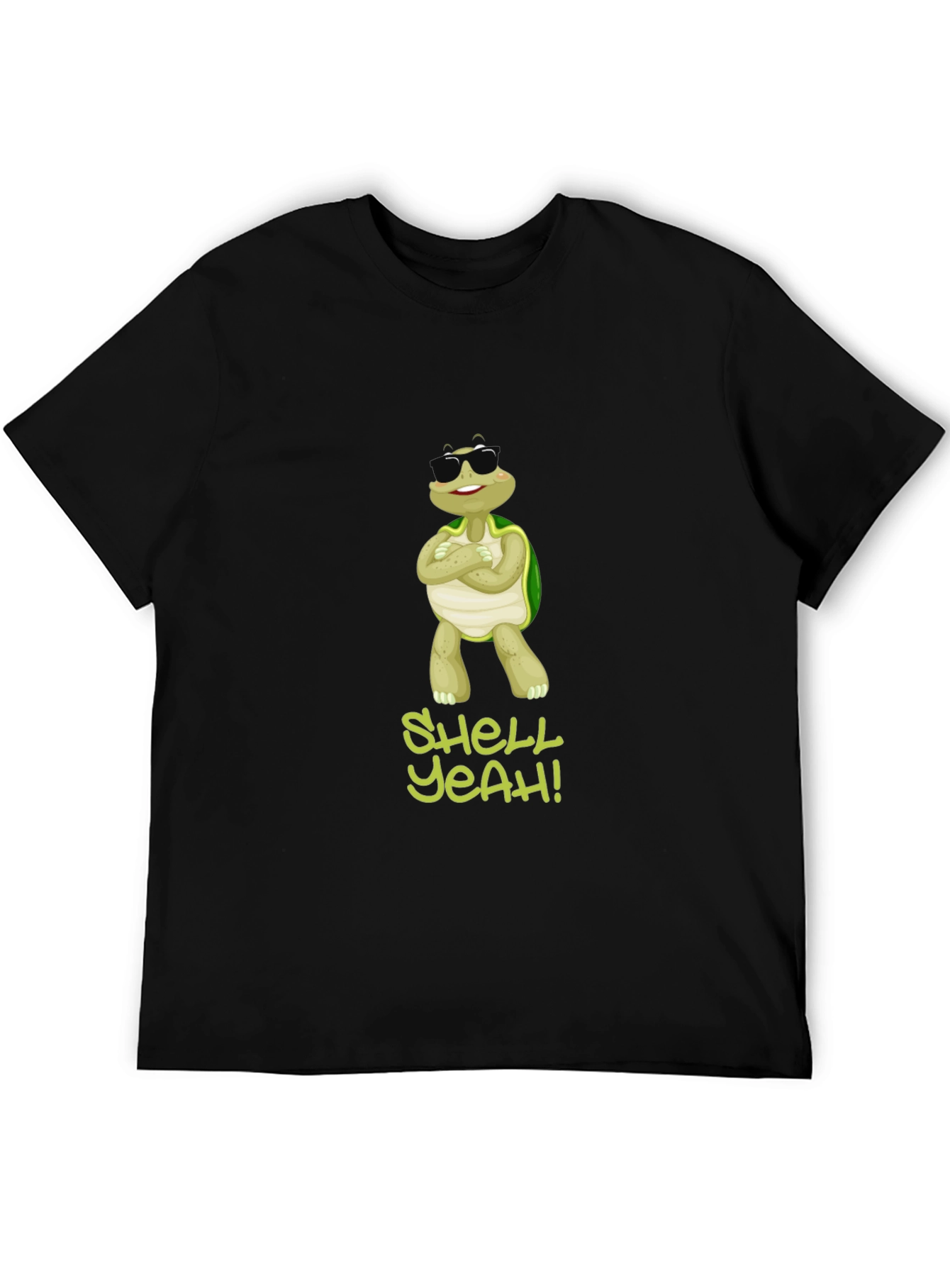 Shell Yeah! Turtle Graphic Tee - Cool and Comfy