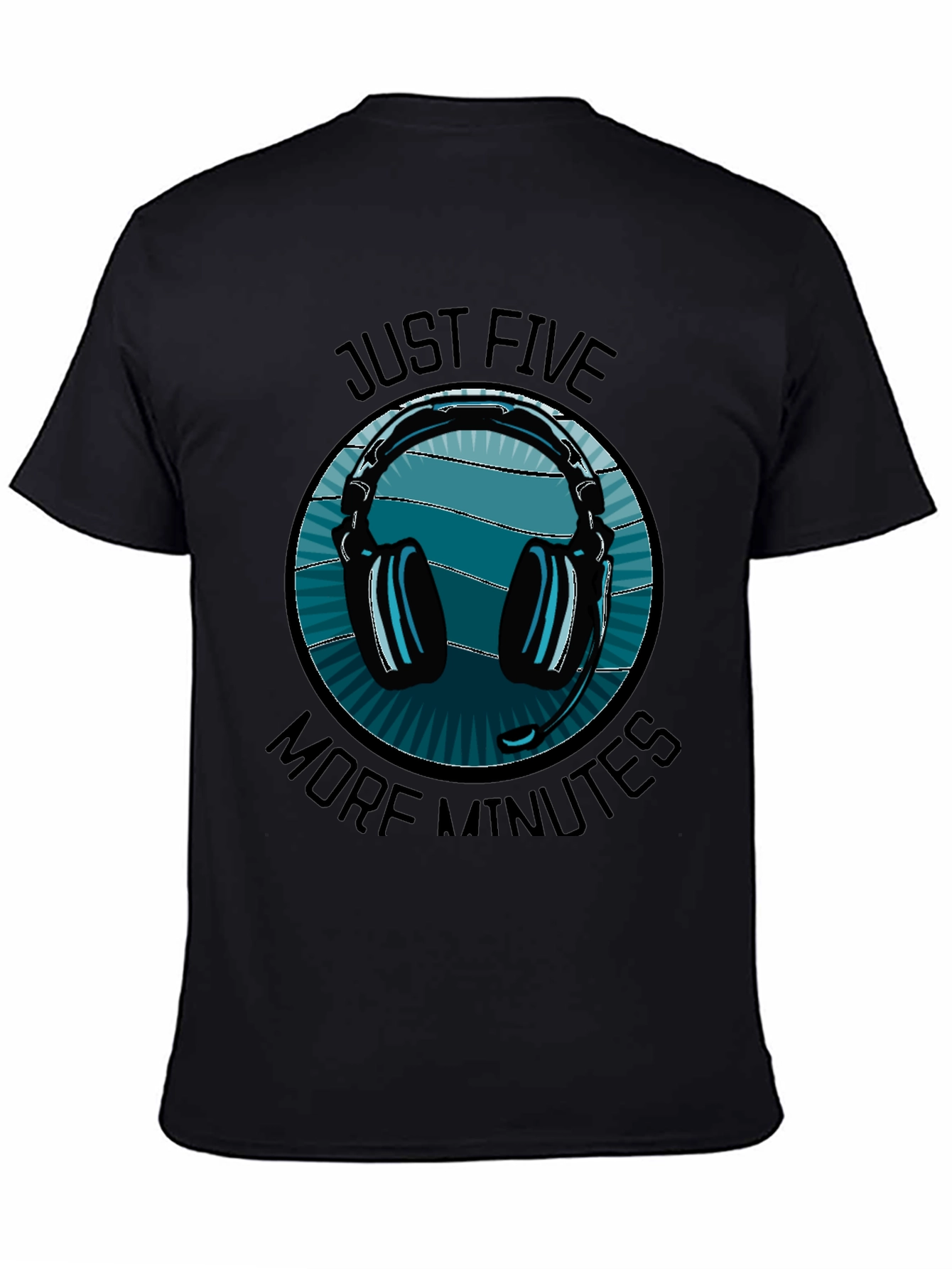 Just Five More Minutes Gaming Headset T-Shirt