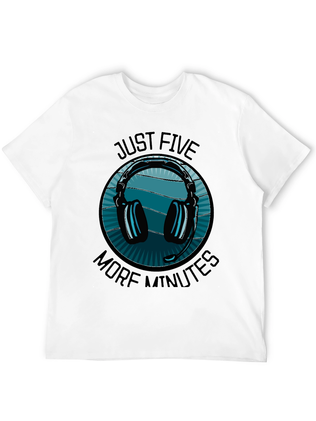 Just Five More Minutes Gaming Headset T-Shirt
