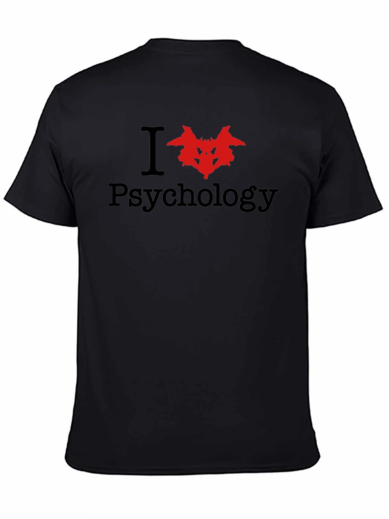I Love Psychology T-Shirt Rorschach Test Design