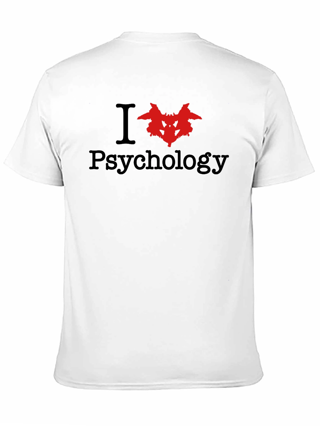 I Love Psychology T-Shirt Rorschach Test Design