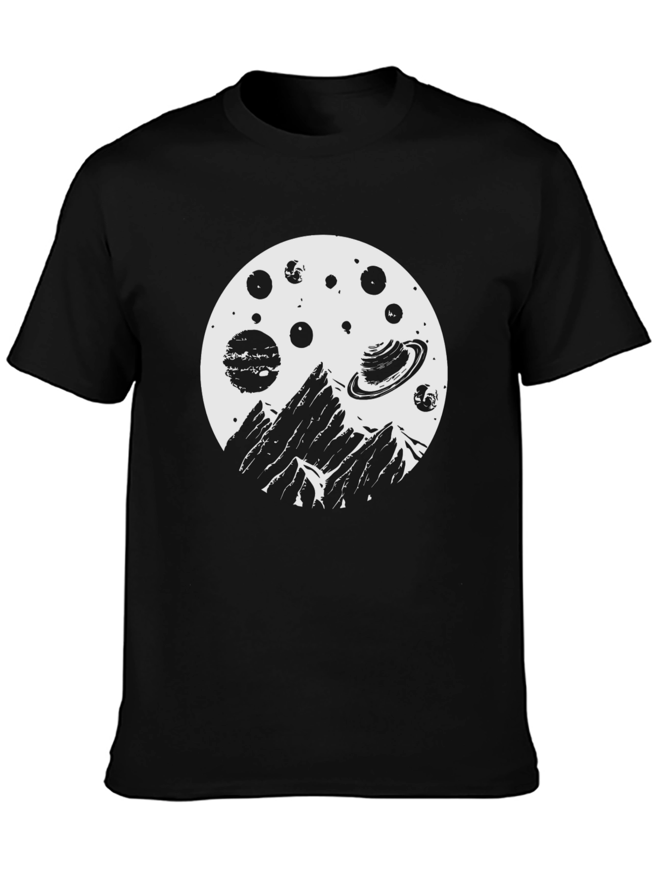 Space Mountain Graphic Tee - Black