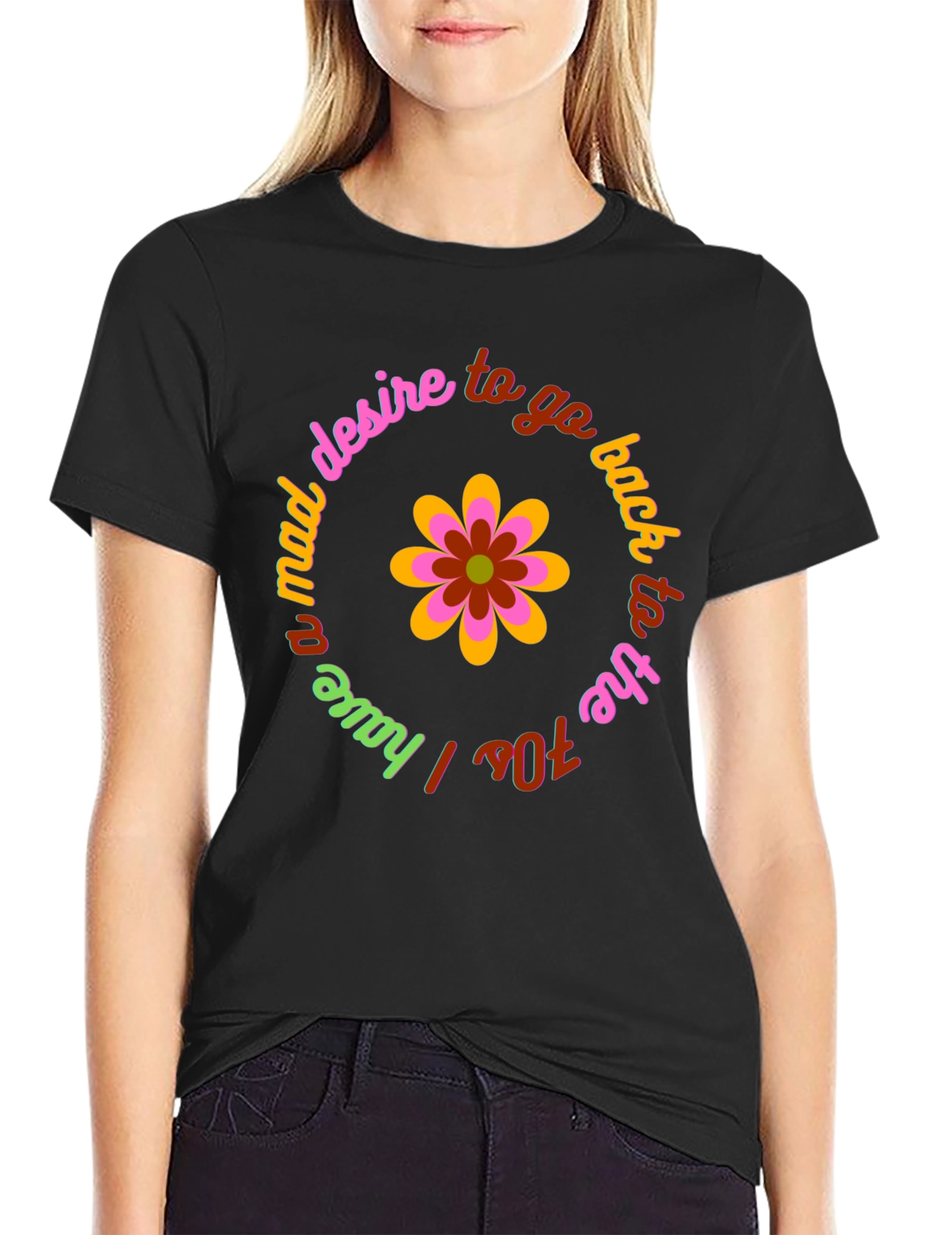 Retro 70s Vibe T-Shirt - Mad Desire Design
