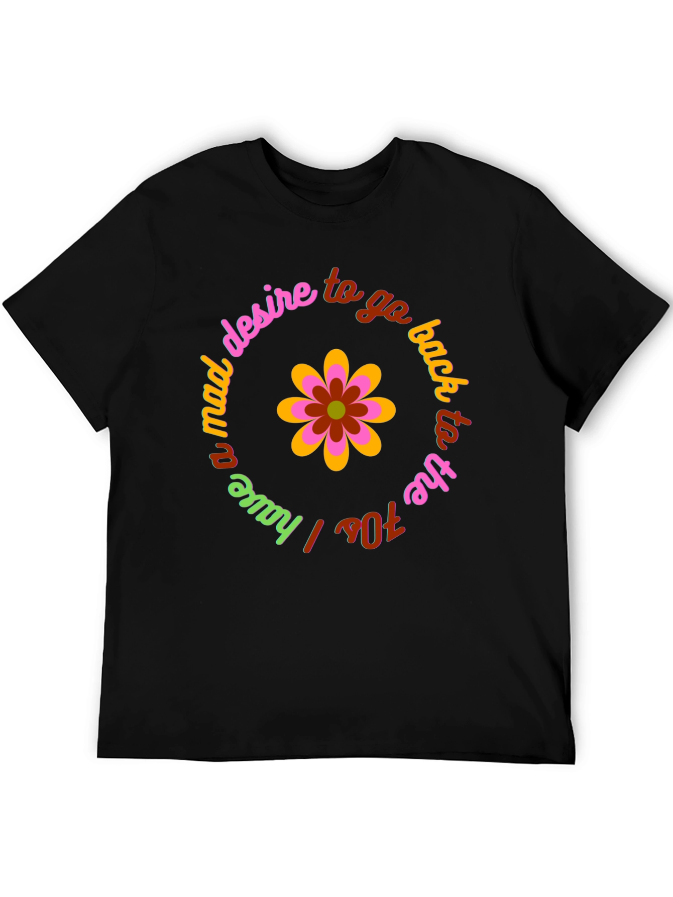 Retro 70s Vibe T-Shirt - Mad Desire Design